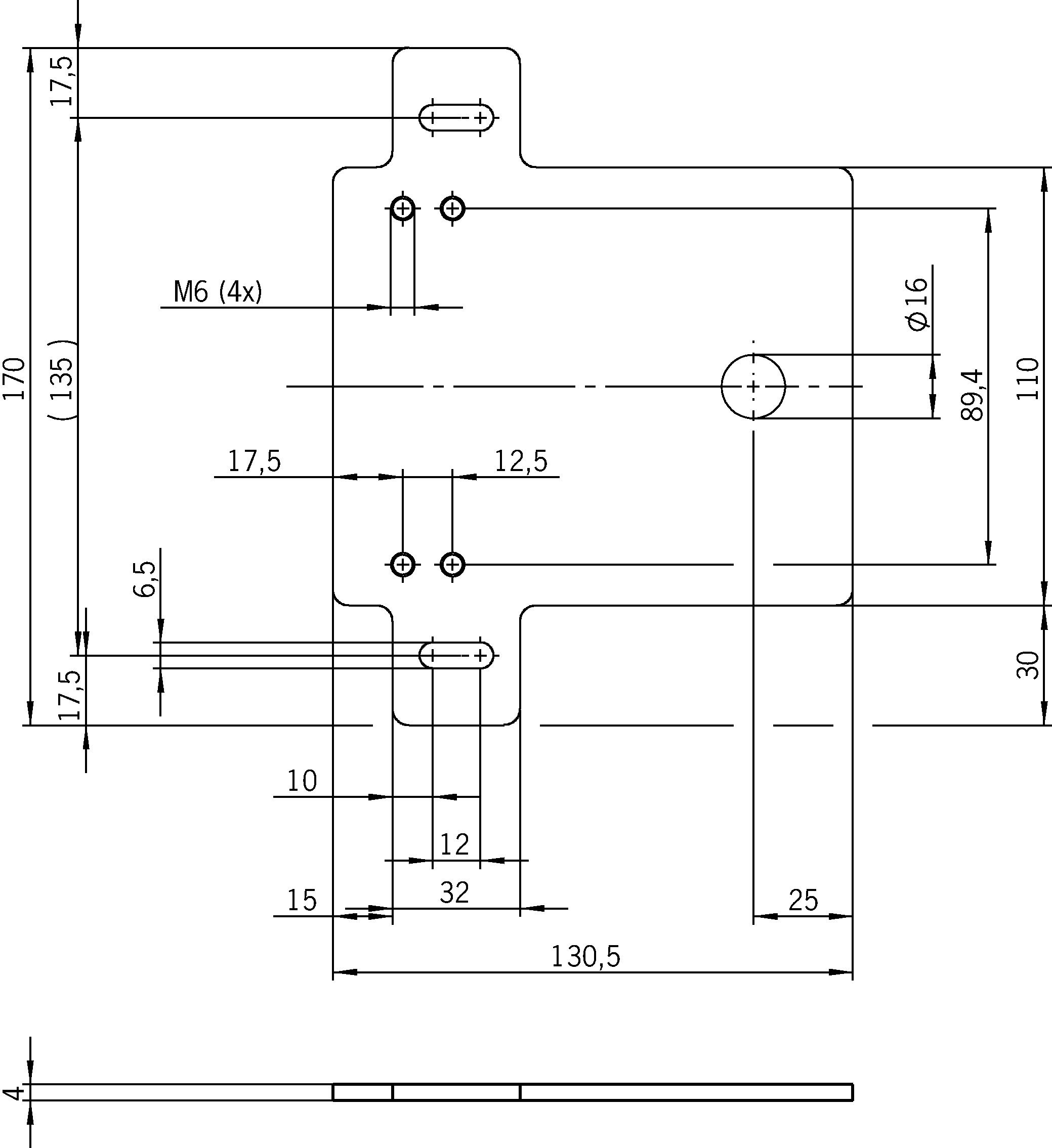 Dimensional drawings