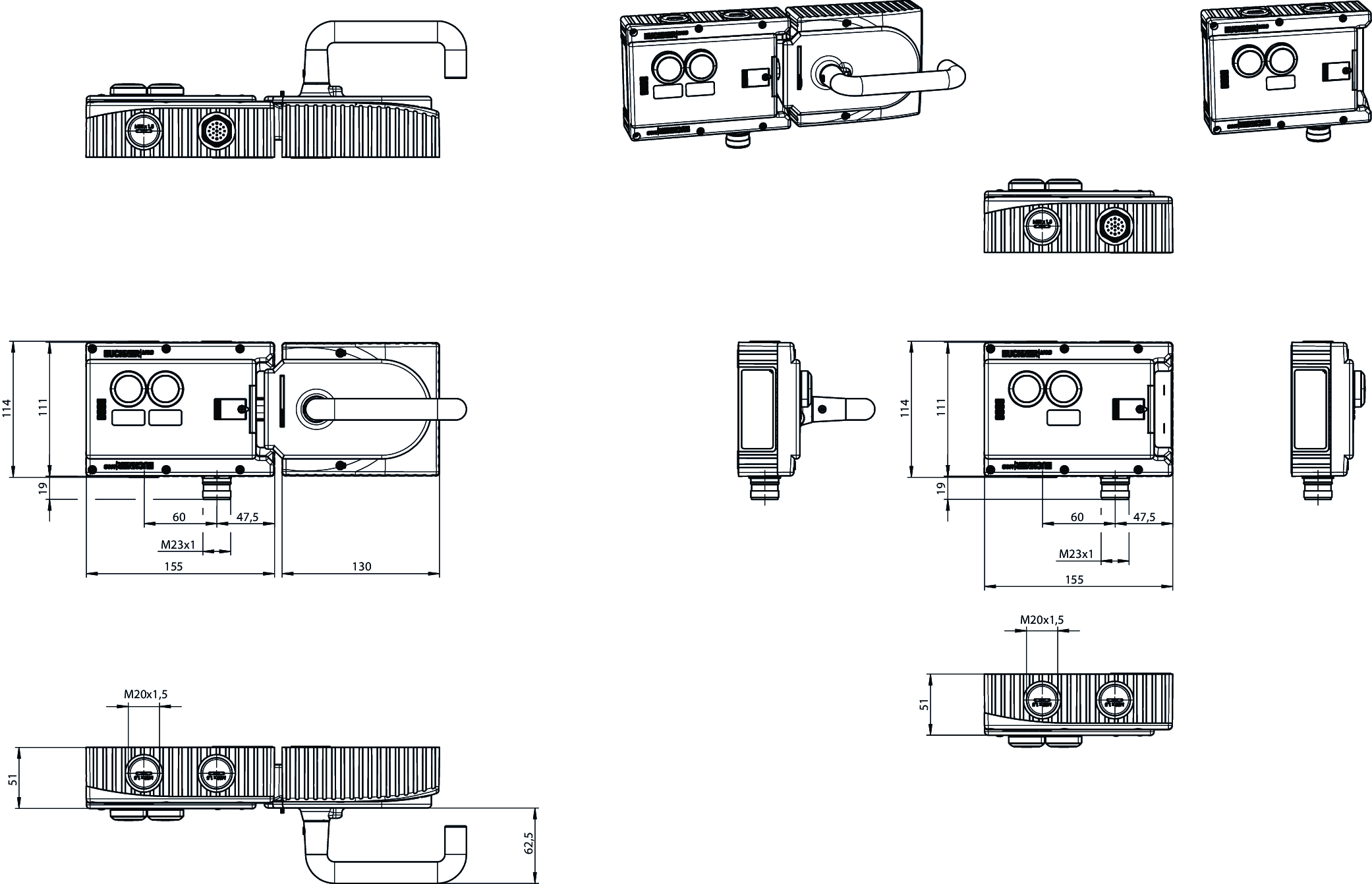 Dimensional drawings