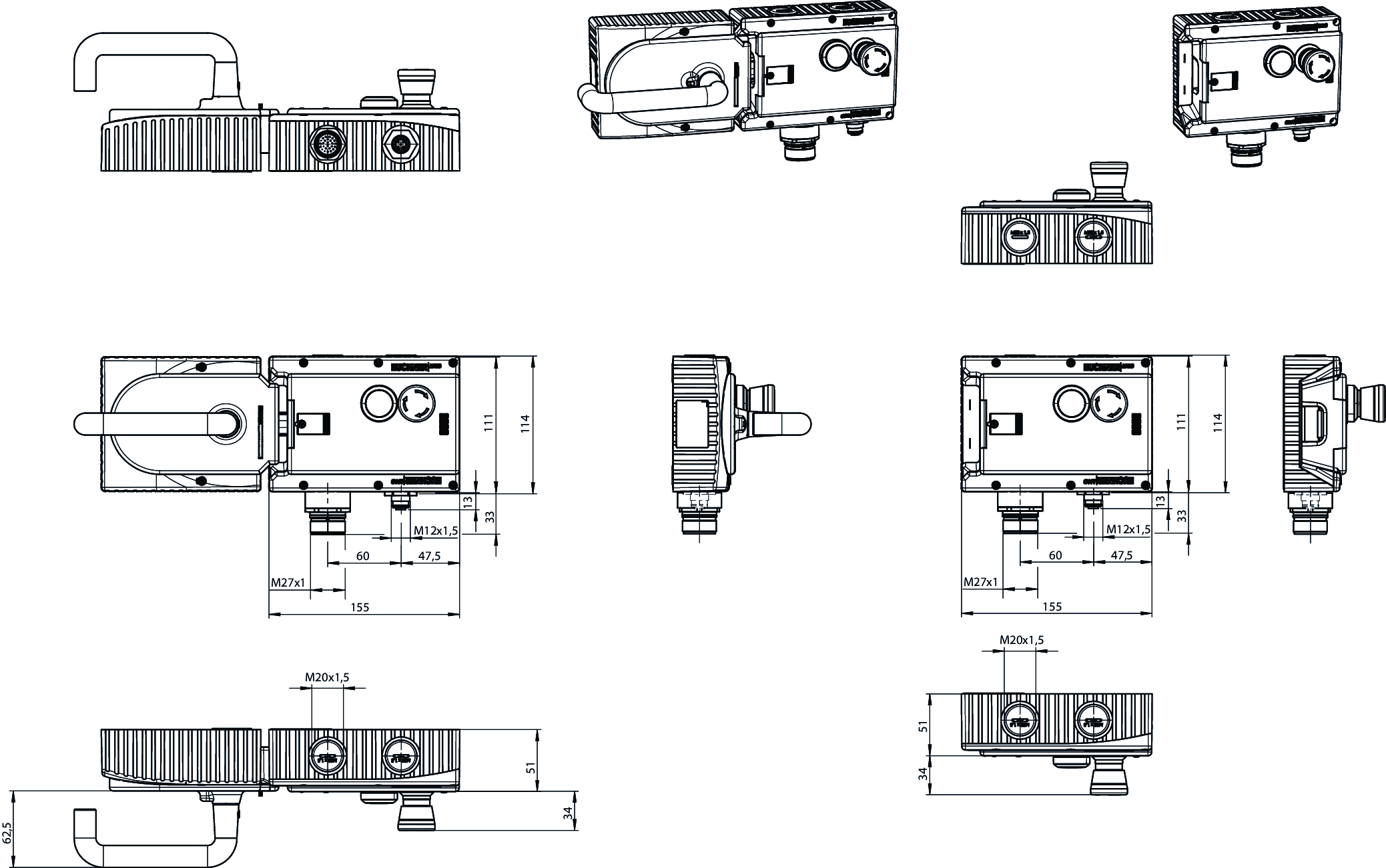 Dimensional drawings