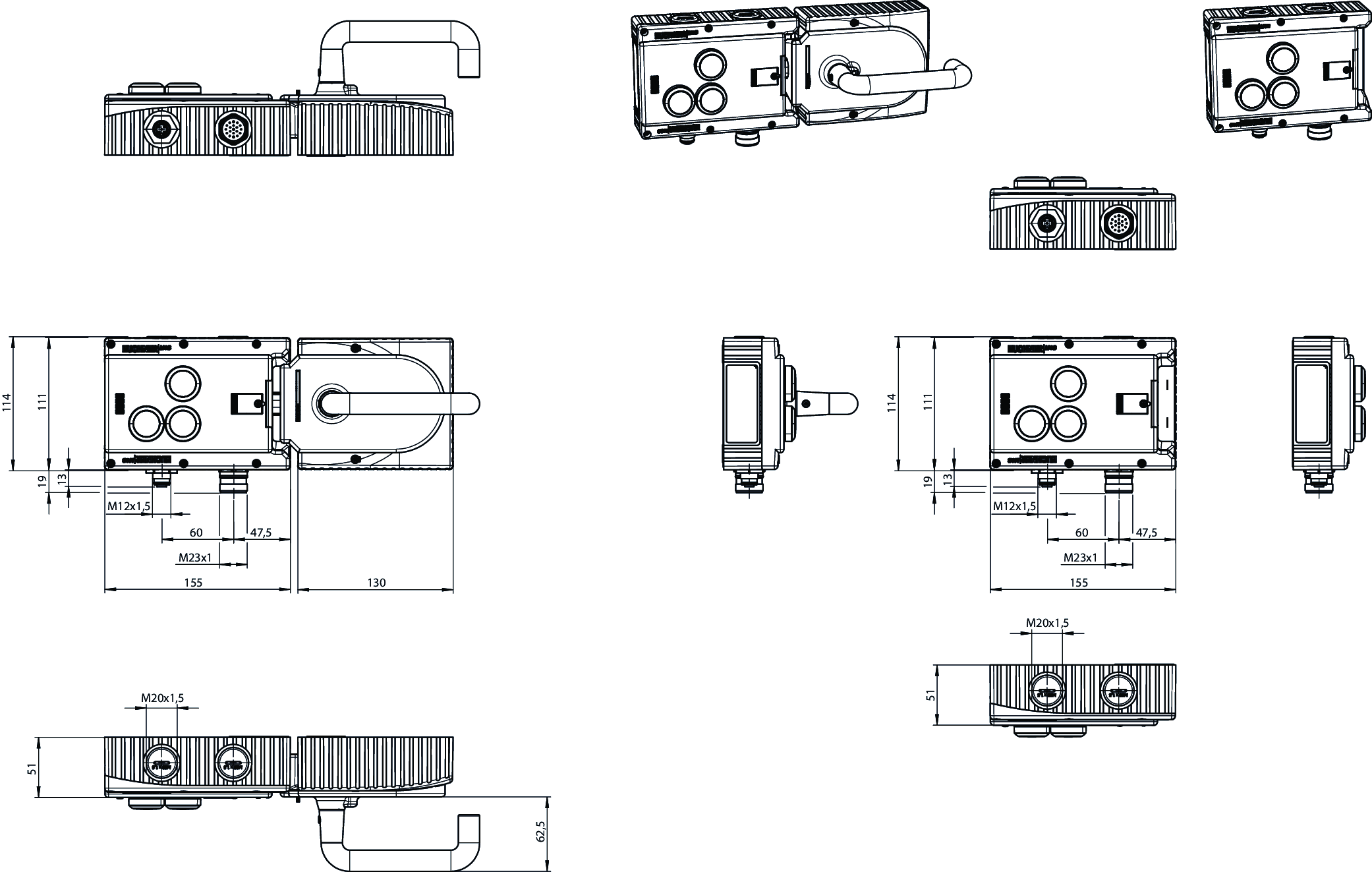 Dimensional drawings