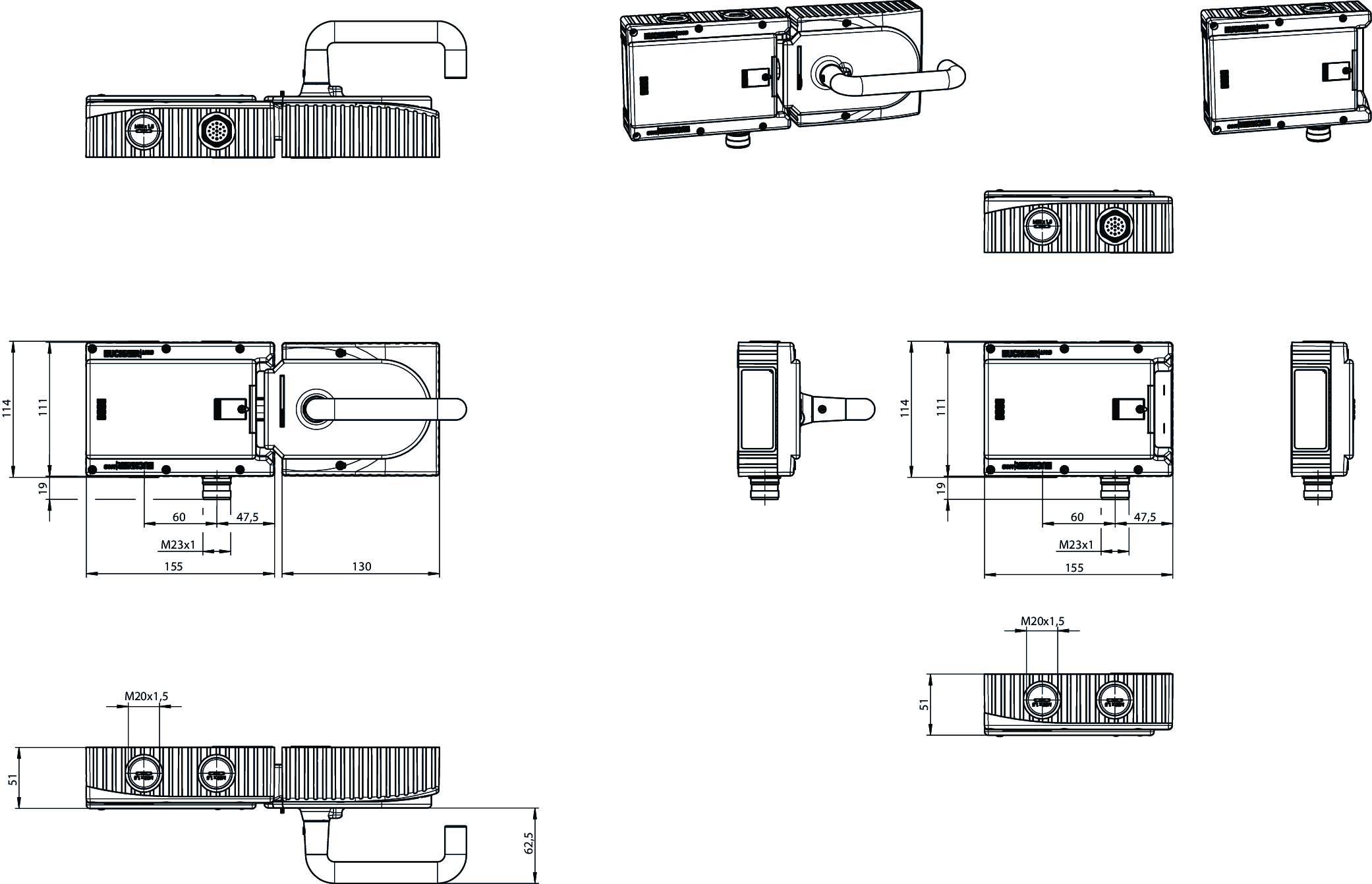 Dimensional drawings