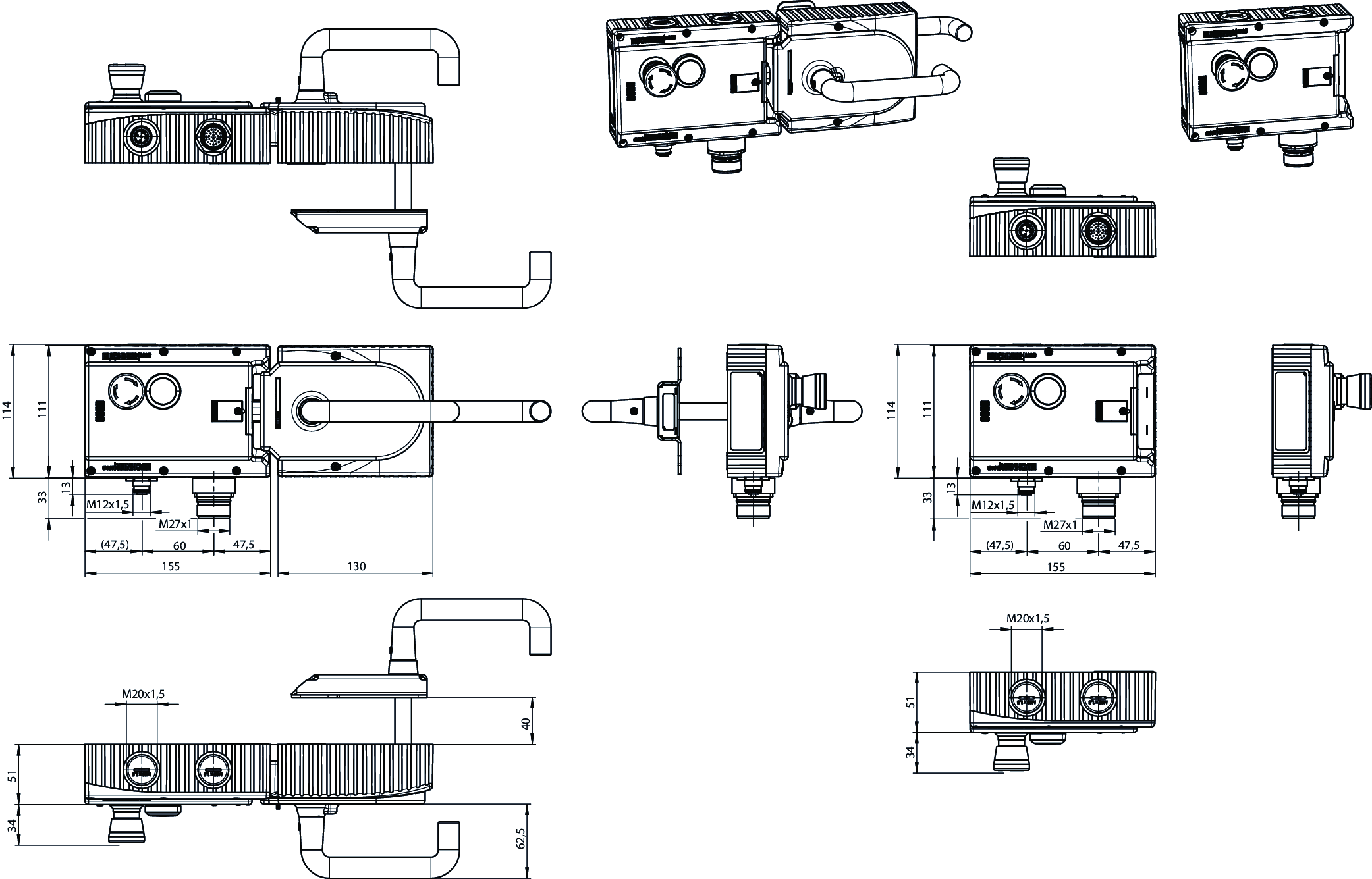 Dimensional drawings