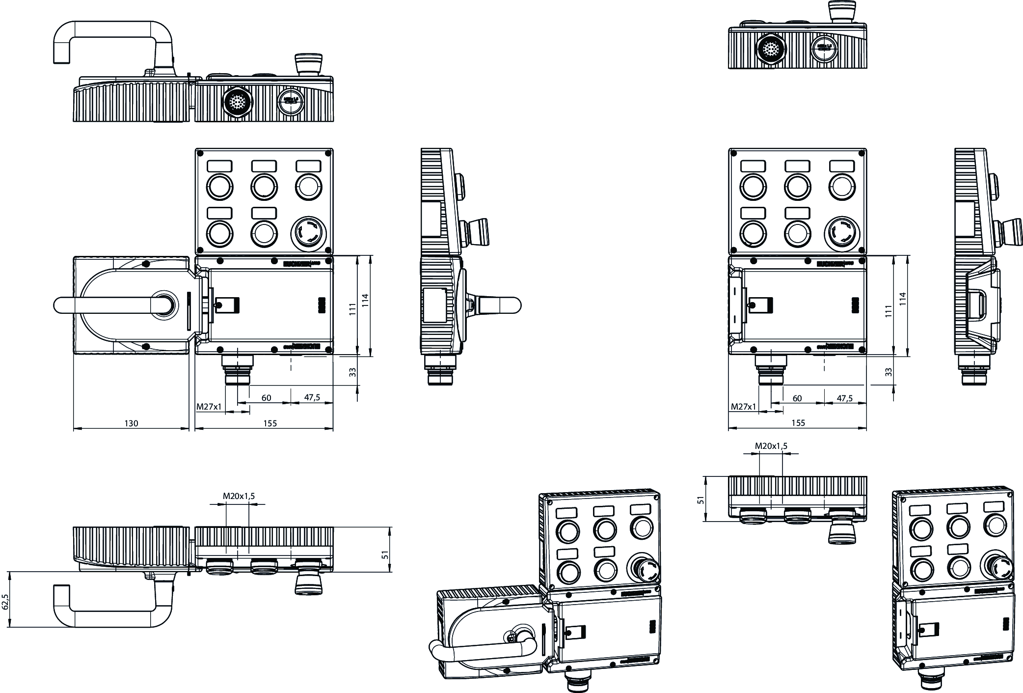 Dimensional drawings