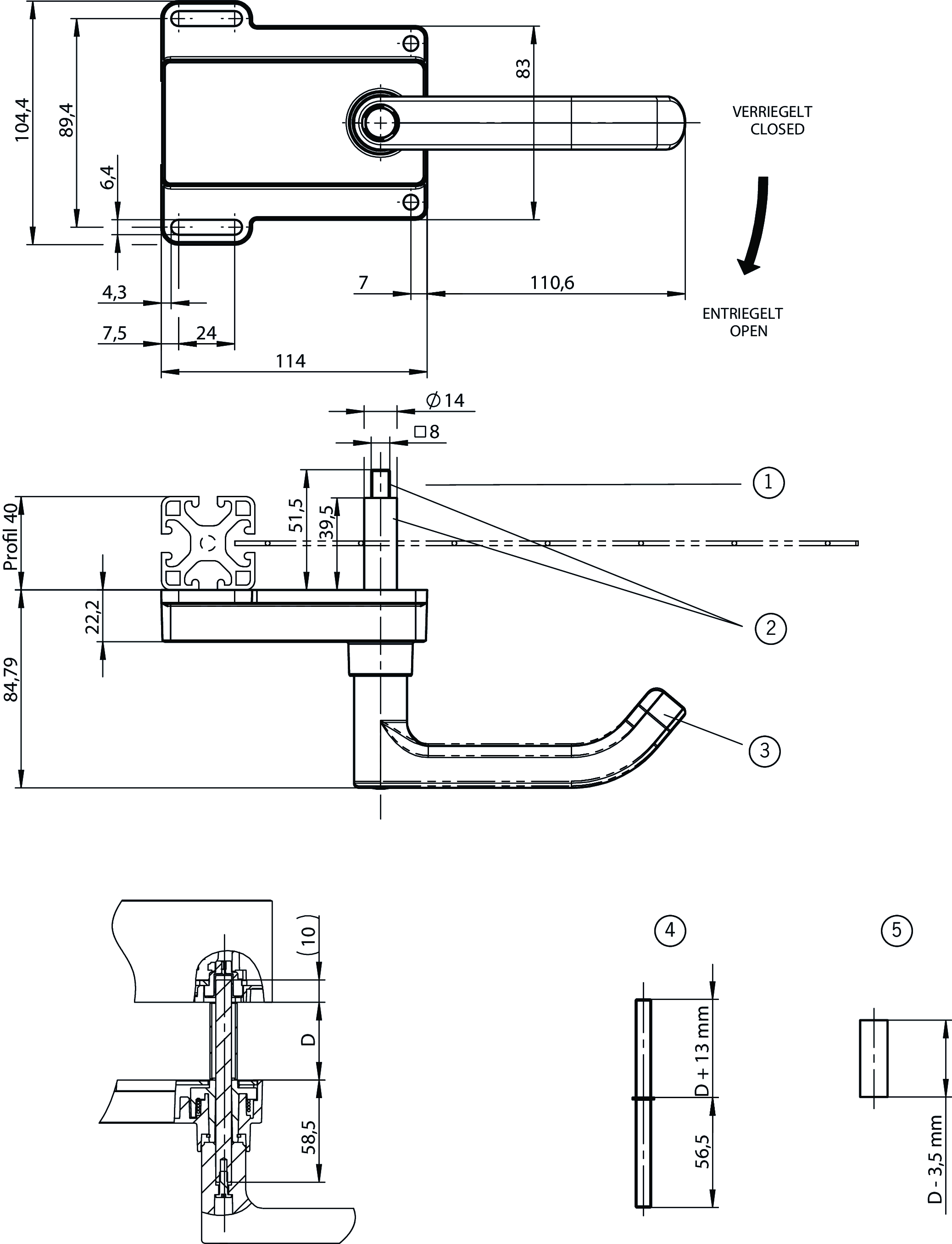 Dimensional drawings