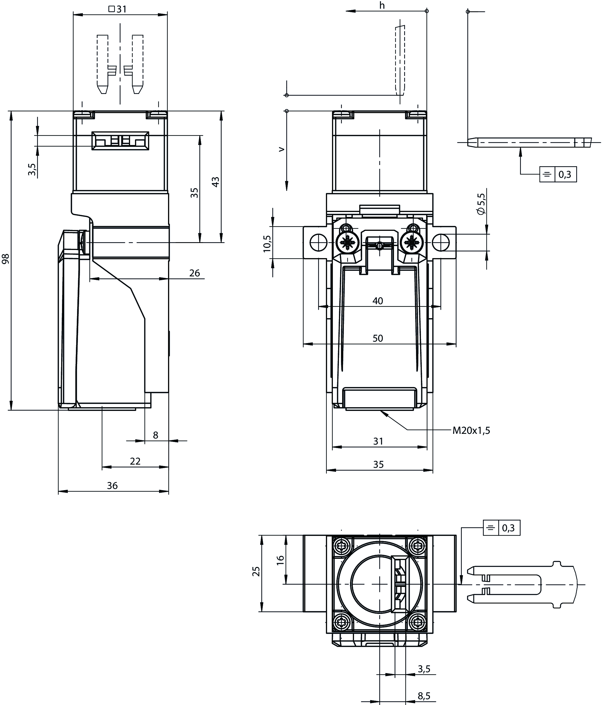 Dimensional drawings