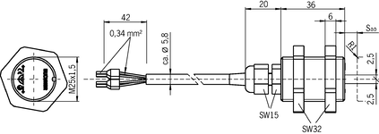 Desenho com dimensões