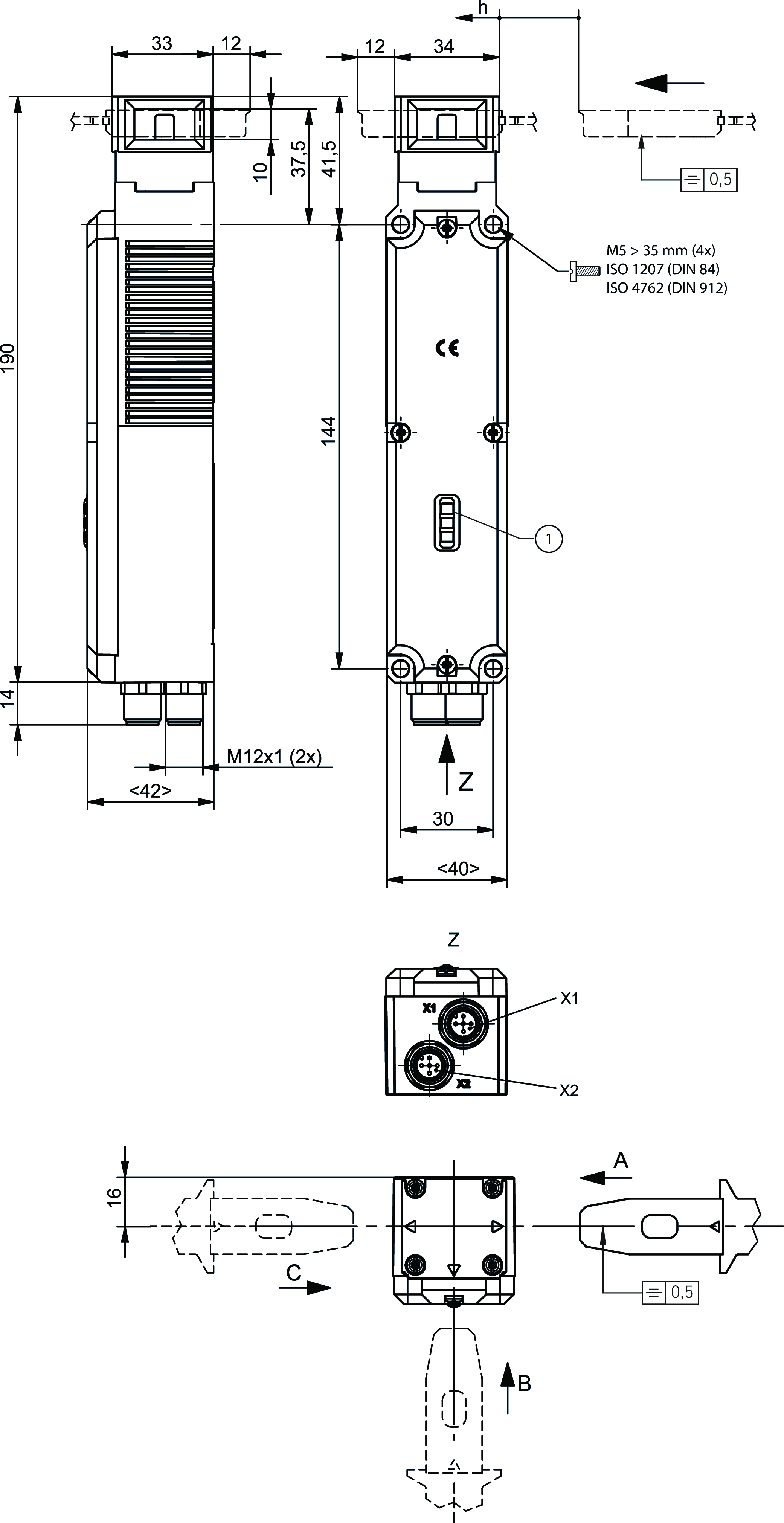 Dimensional drawings