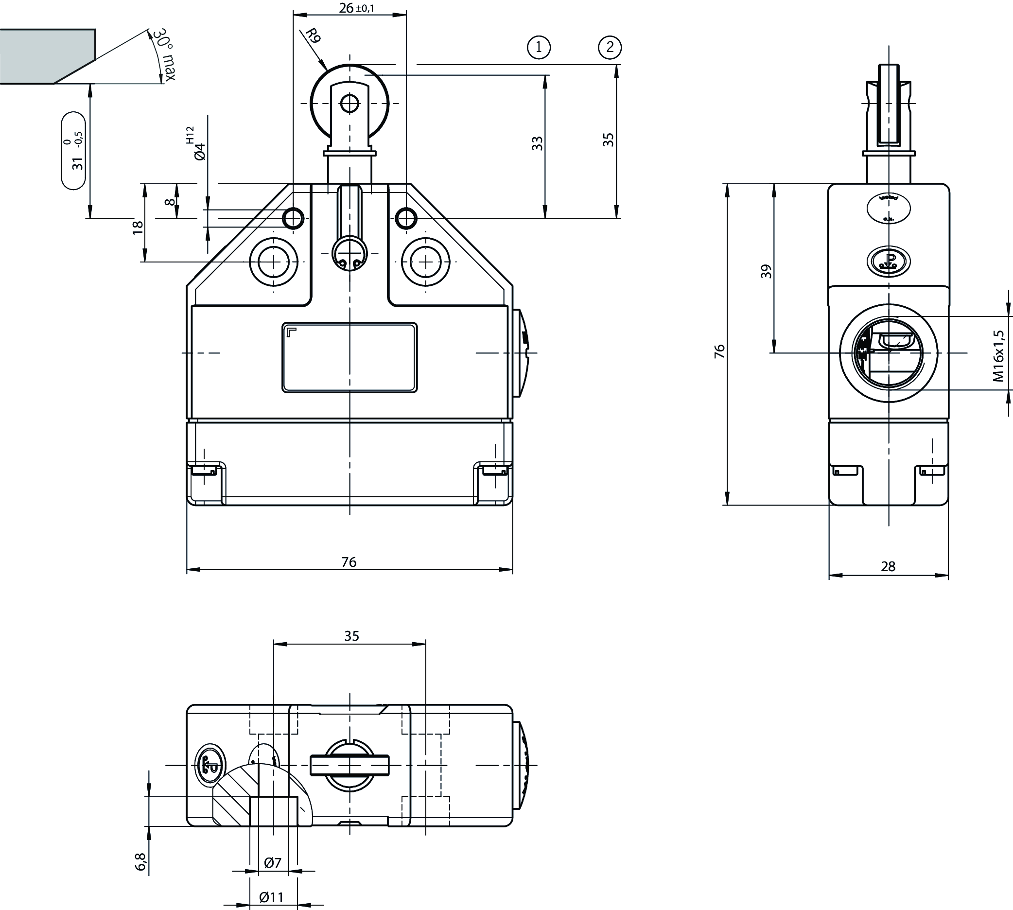 Dimensional drawings