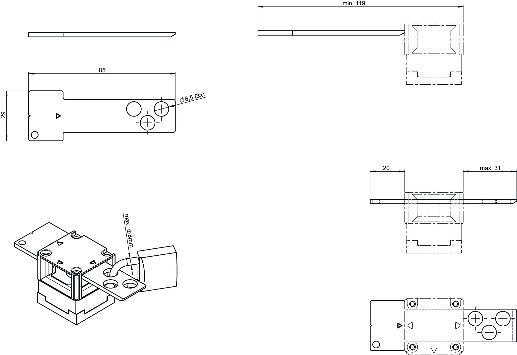 Dimensional drawings