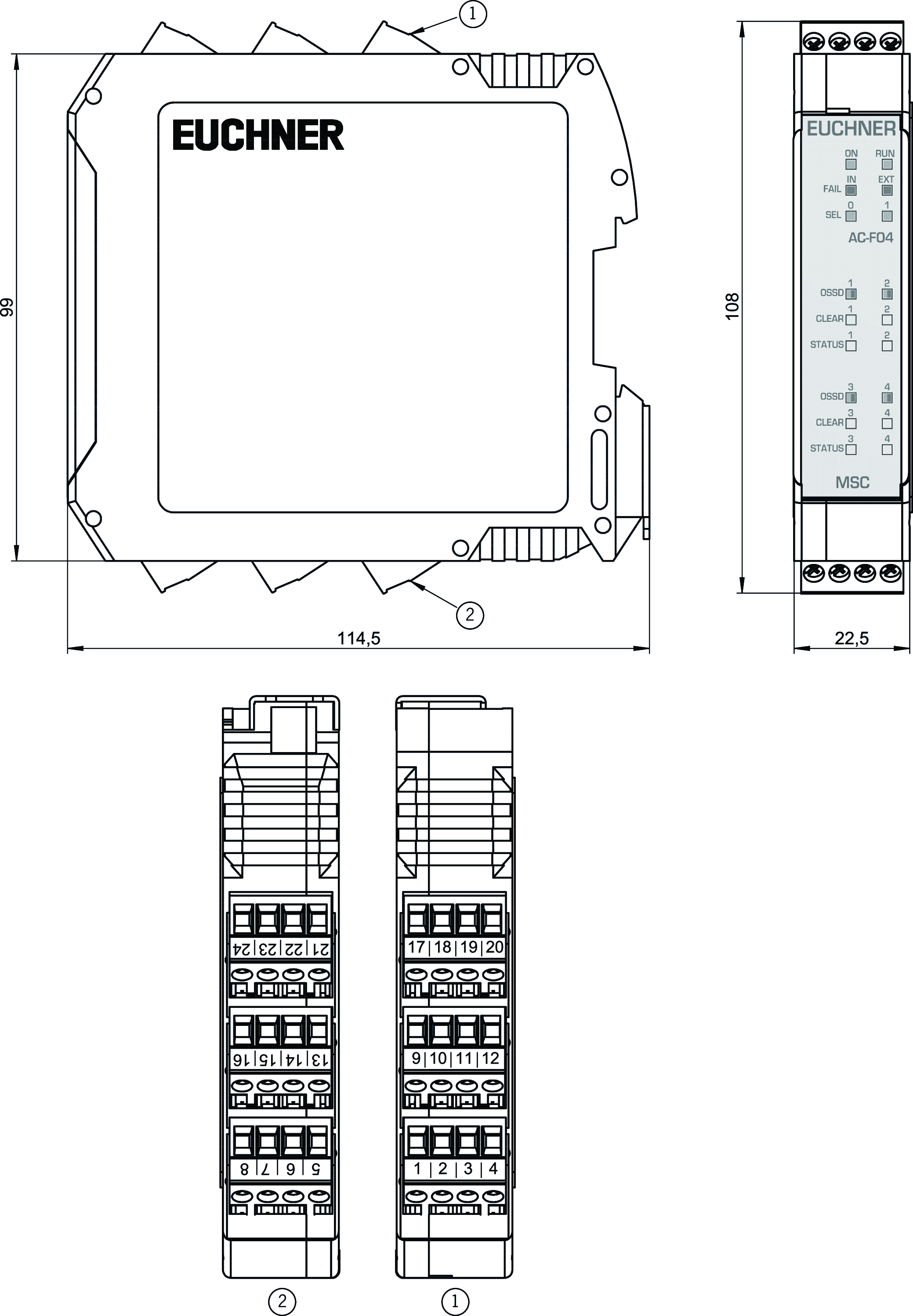 Rozměrové výkresy
