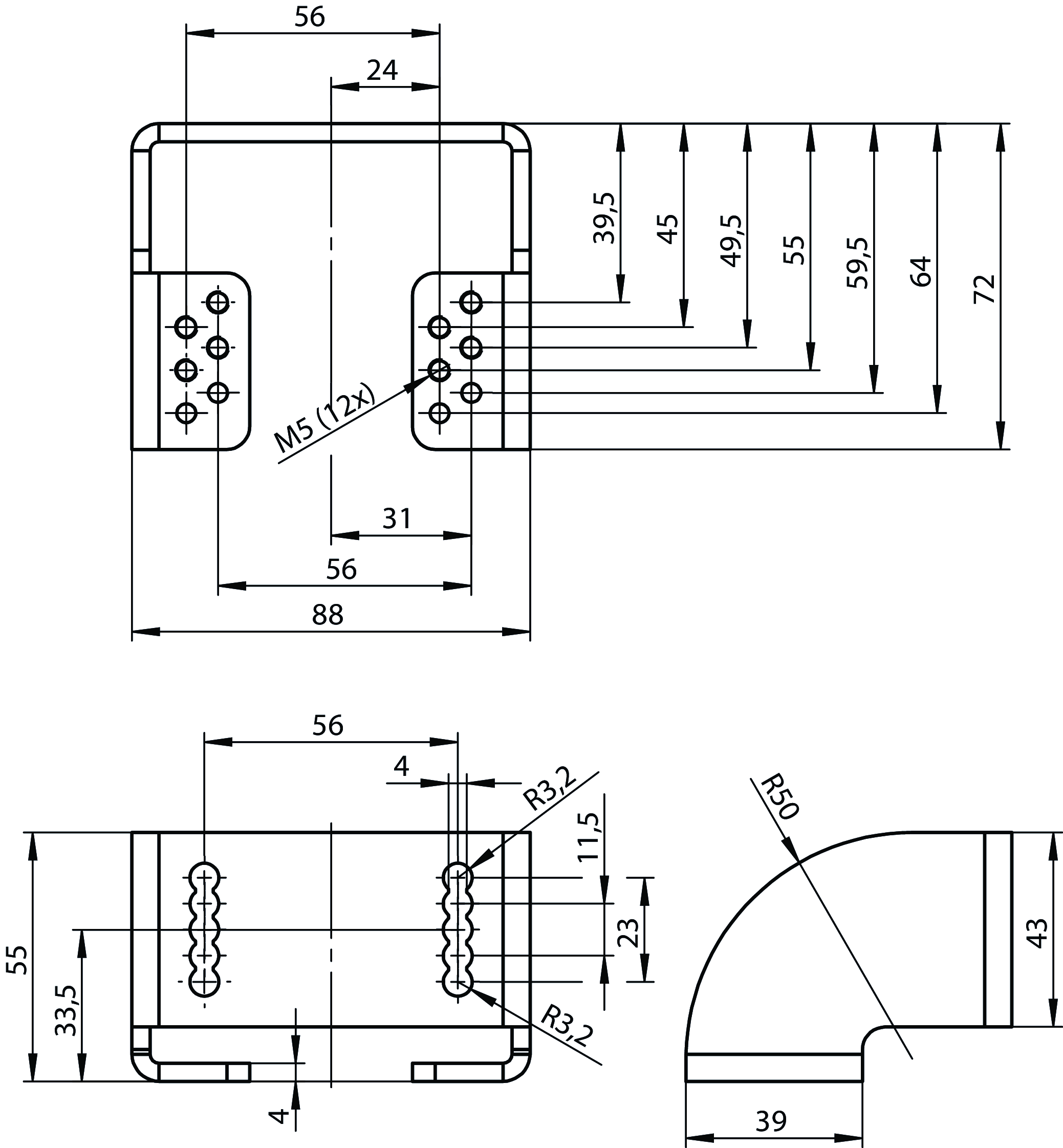 Desenhos dimensionais