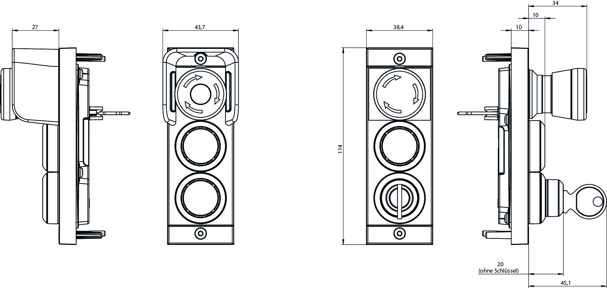 Rozměrové výkresy
