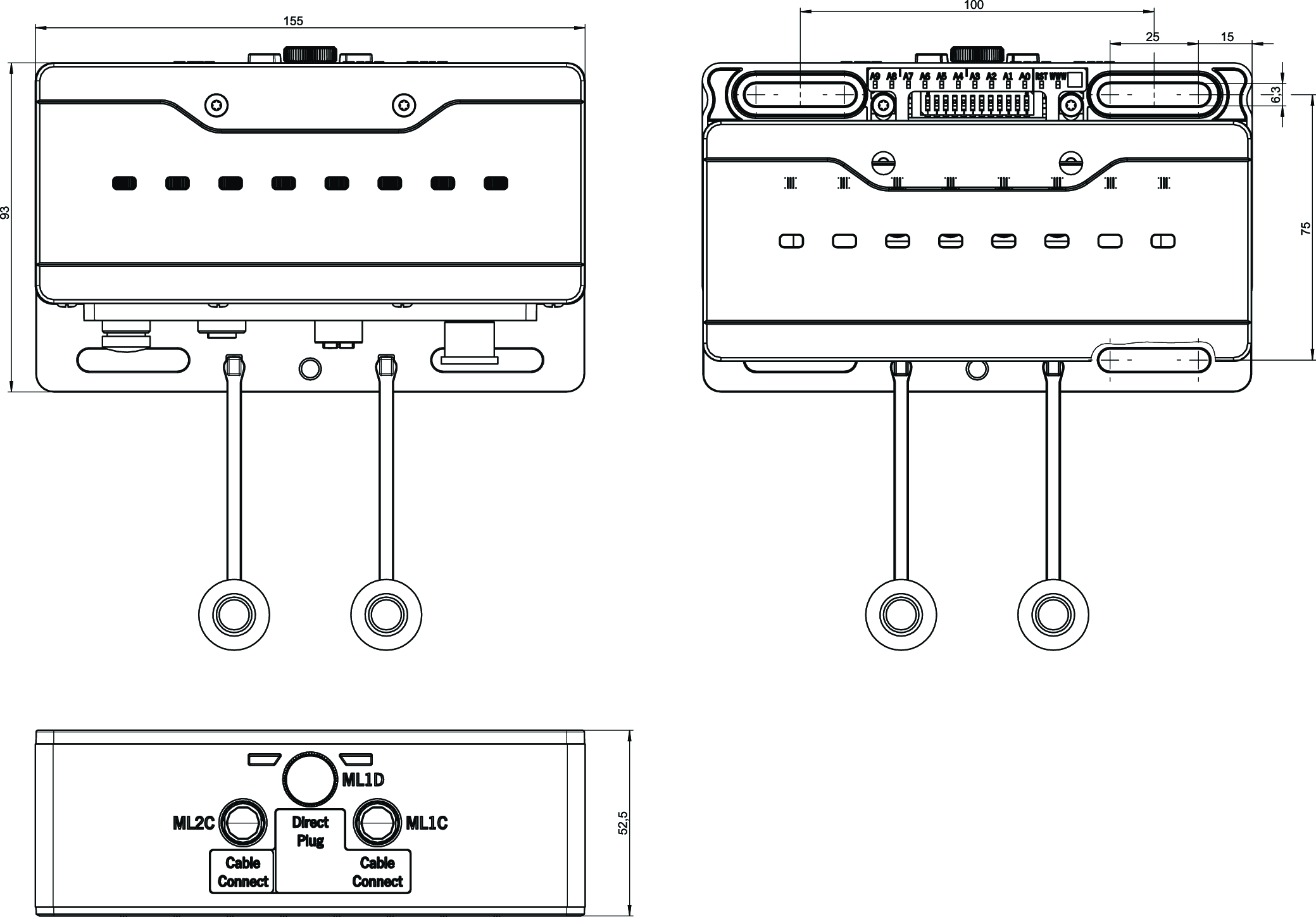 Dimensional drawings