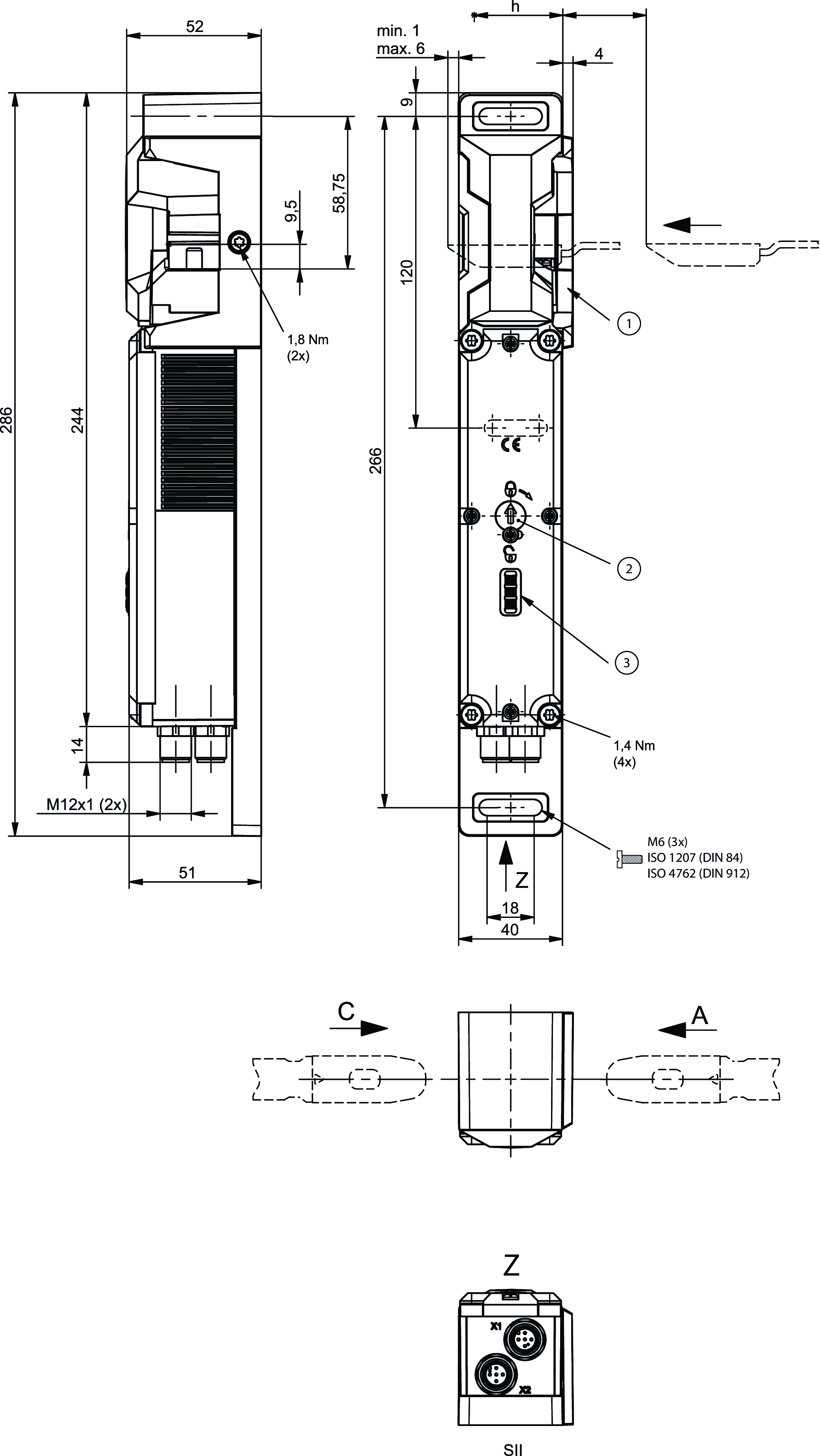 Dimensional drawings
