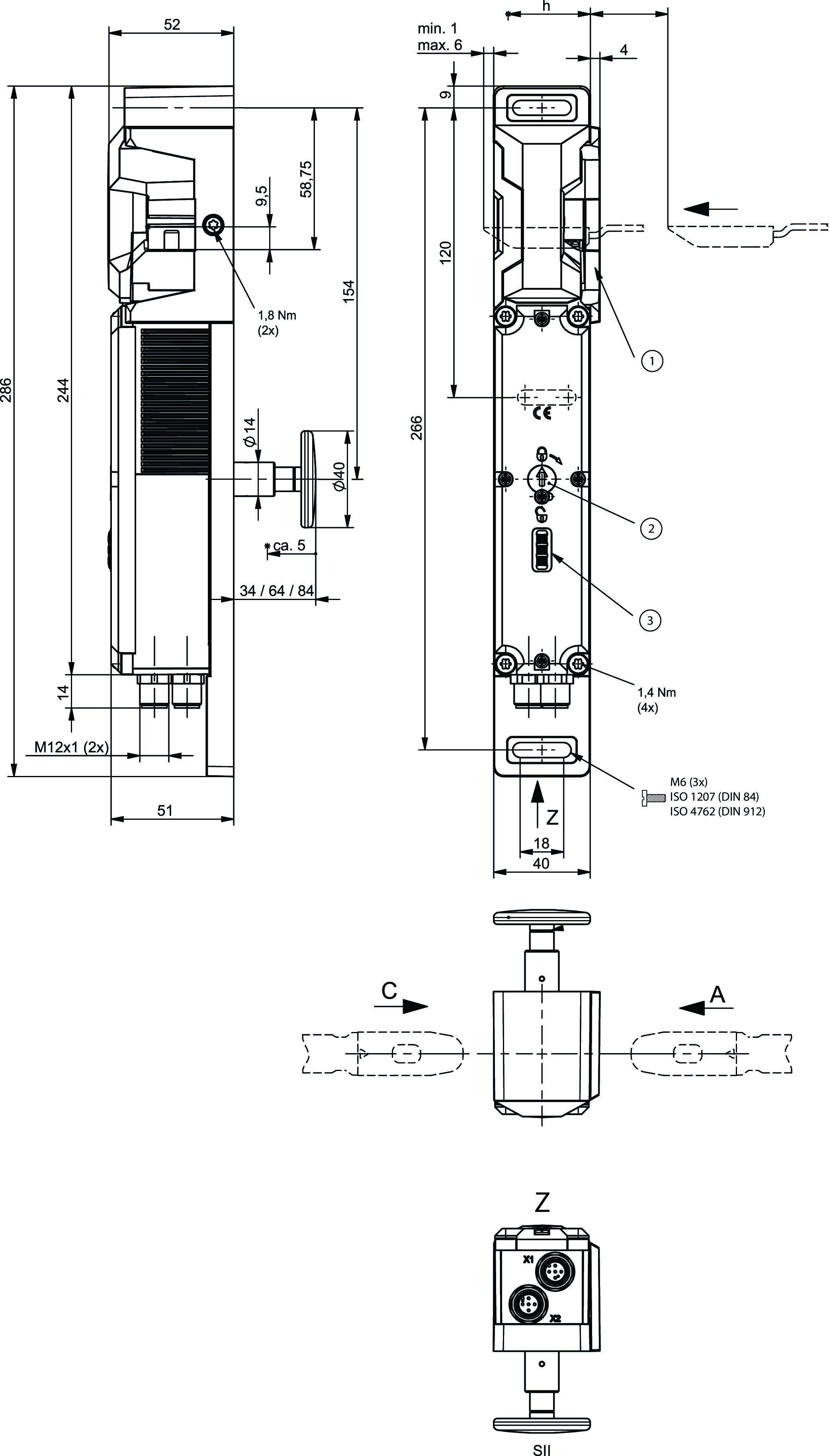 Dimensional drawings