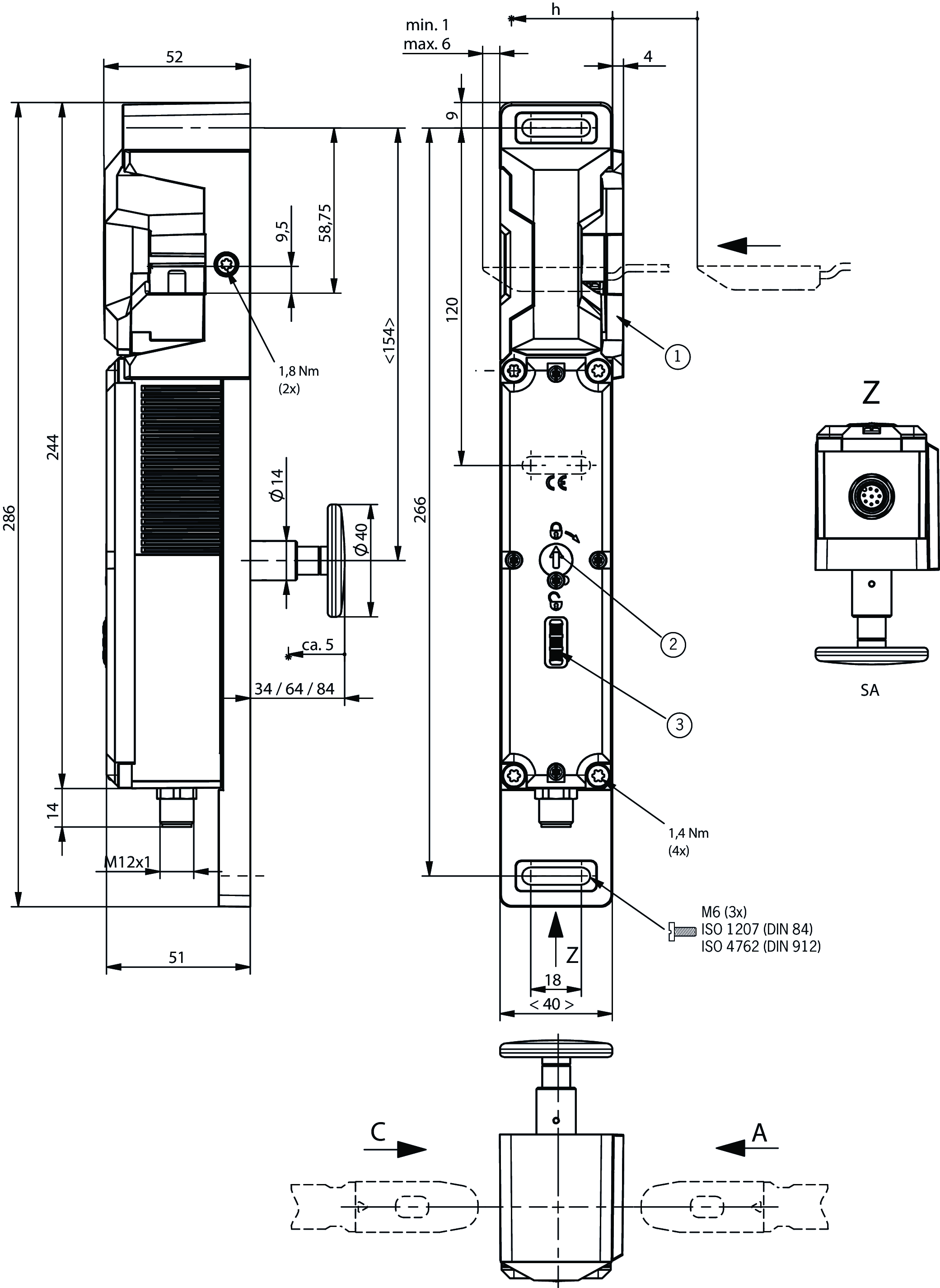Dimensional drawings