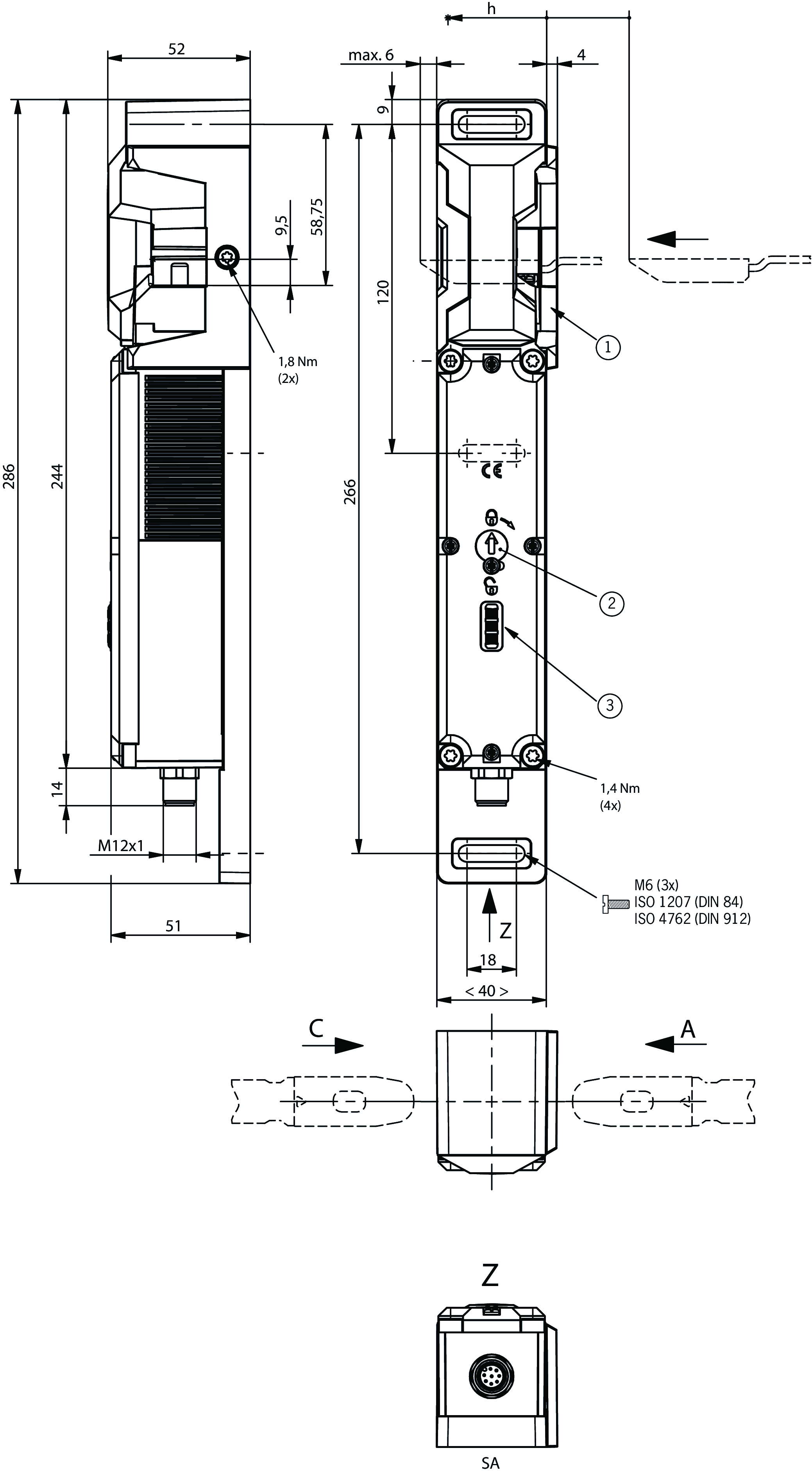 Dimensional drawings