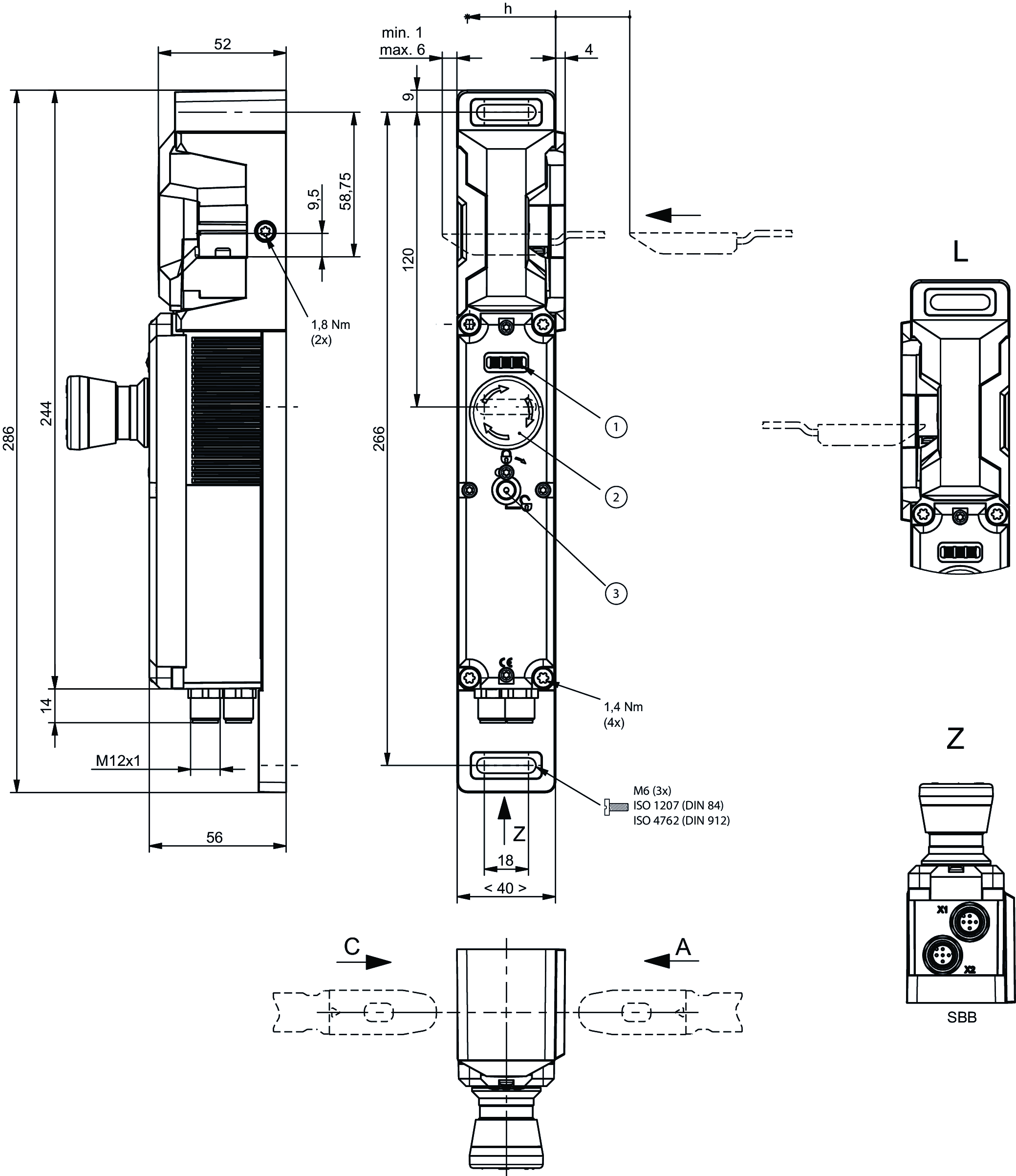 Dimensional drawings