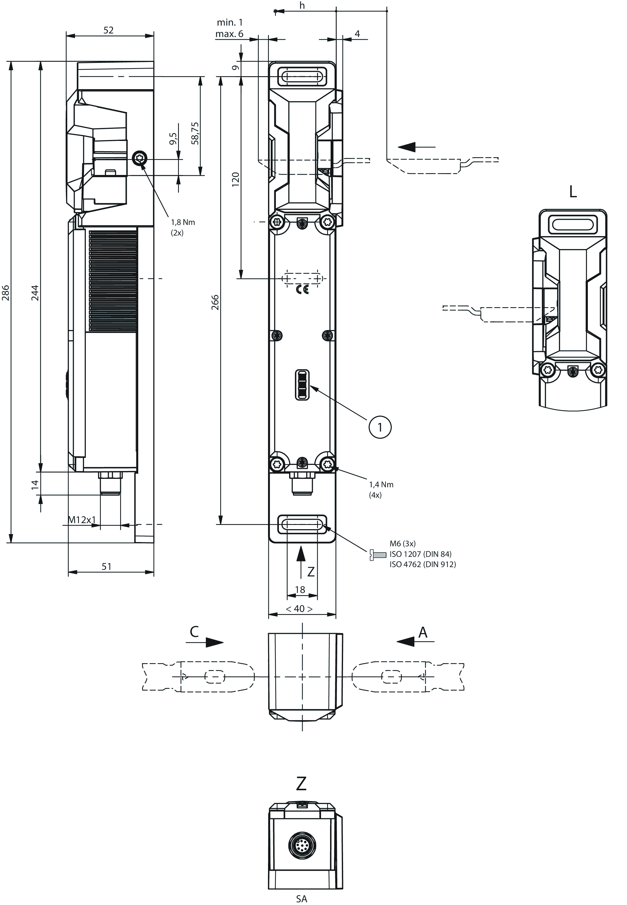 Dimensional drawings
