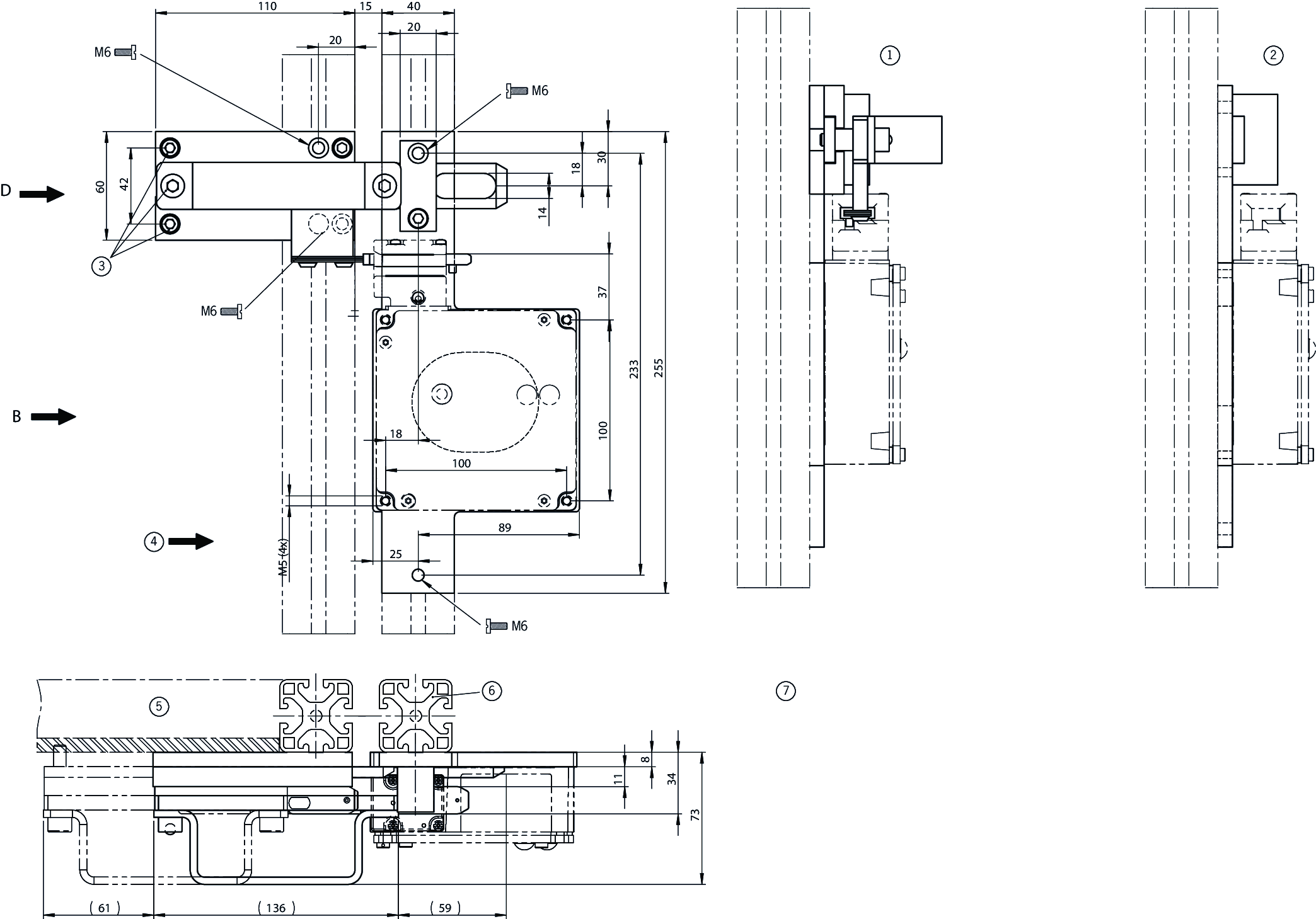 Dimensional drawings