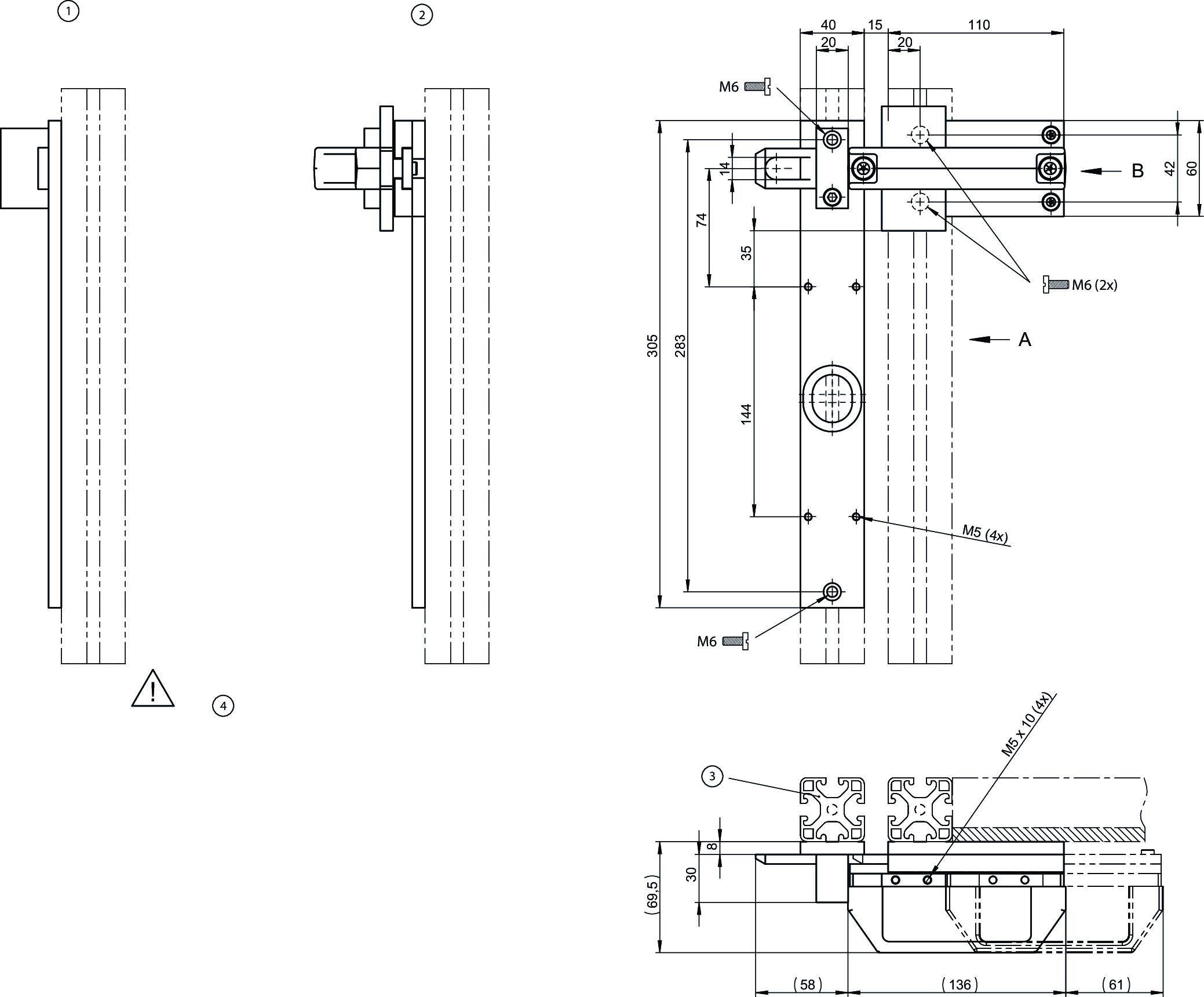 Dimensional drawings