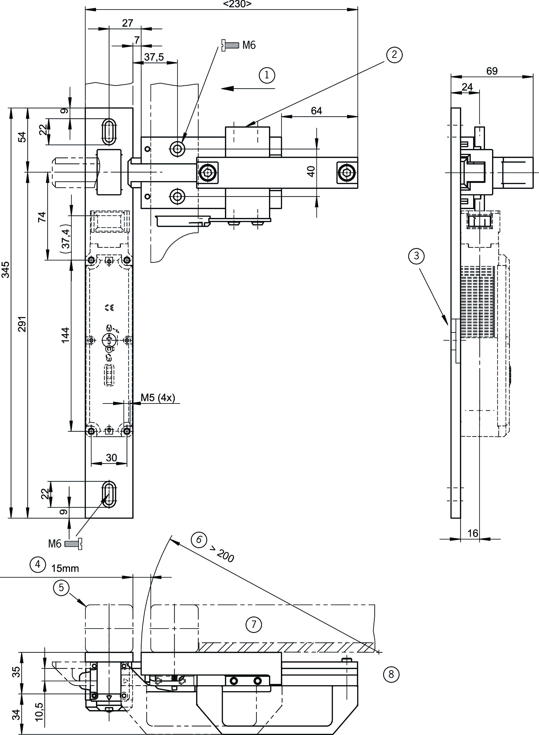 Dimensional drawings