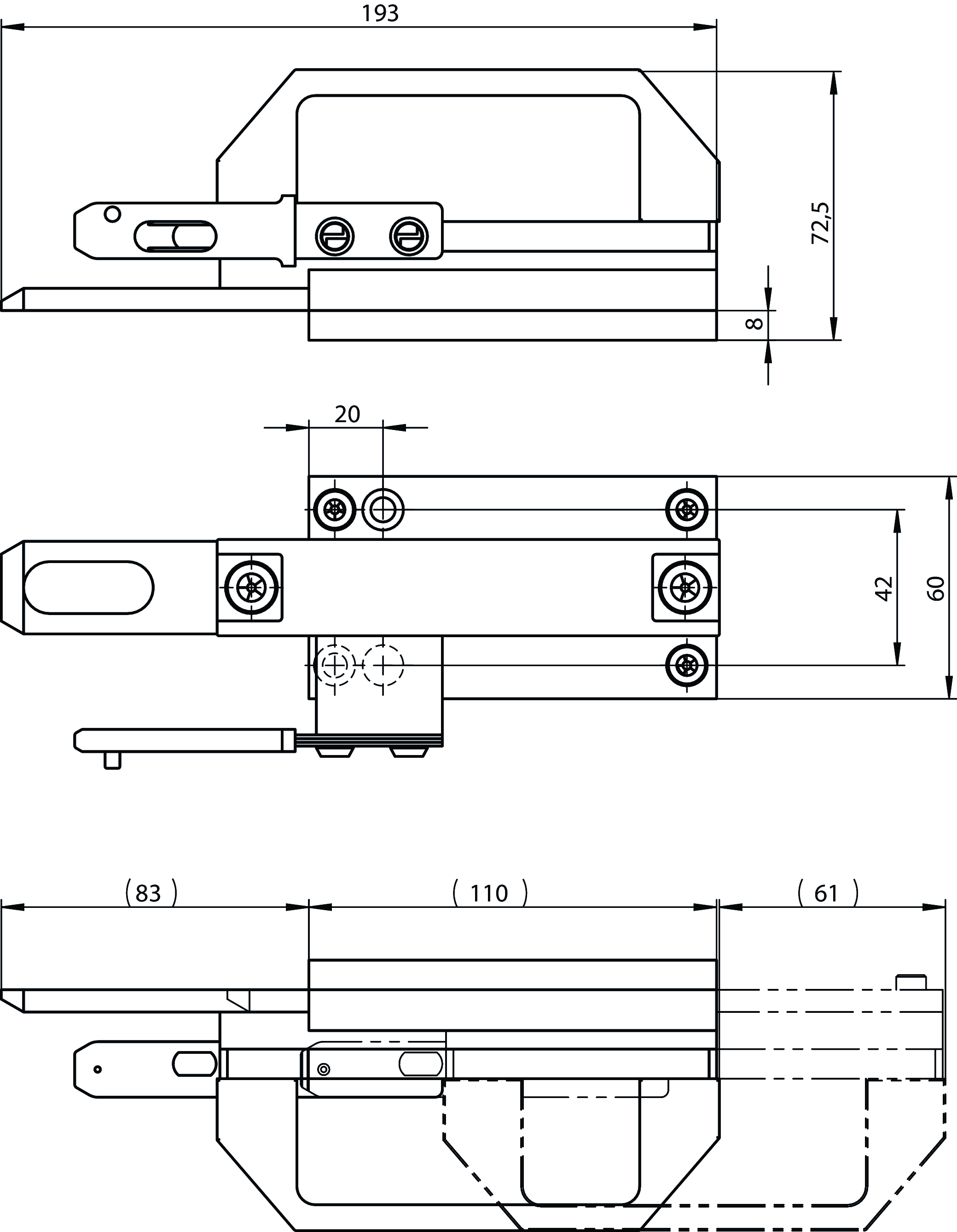 Dimensional drawings