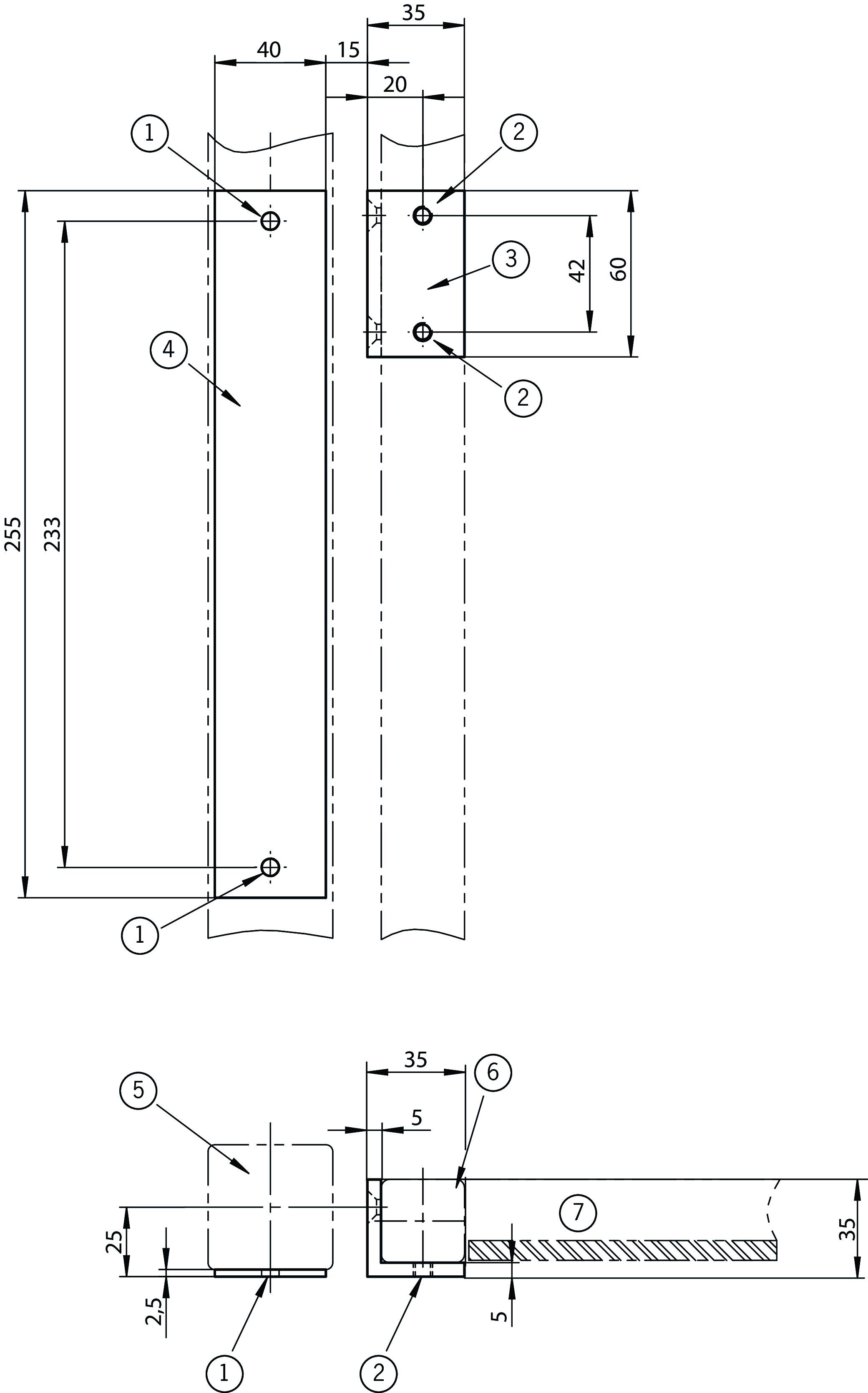 Dimensional drawings