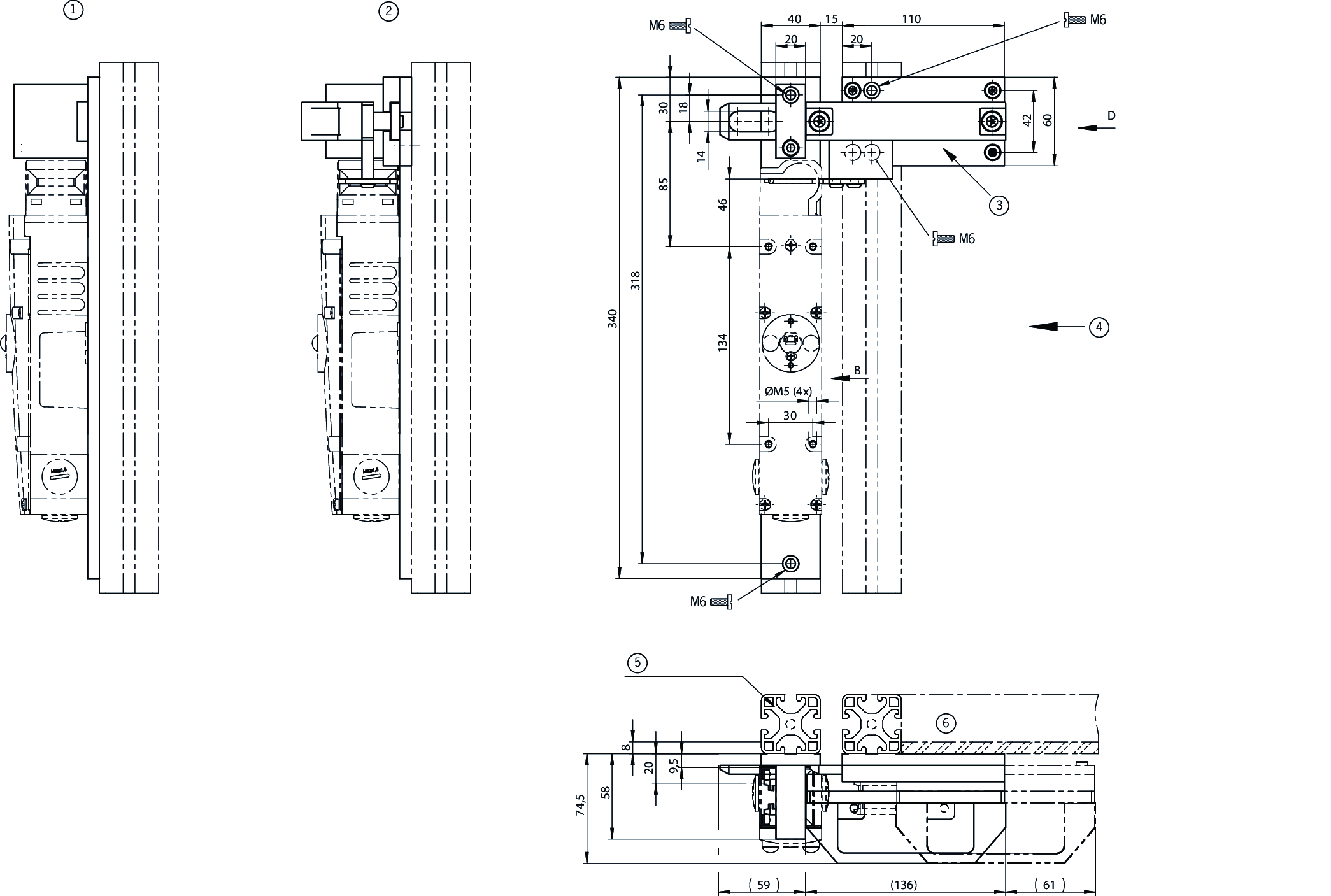 Dimensional drawings
