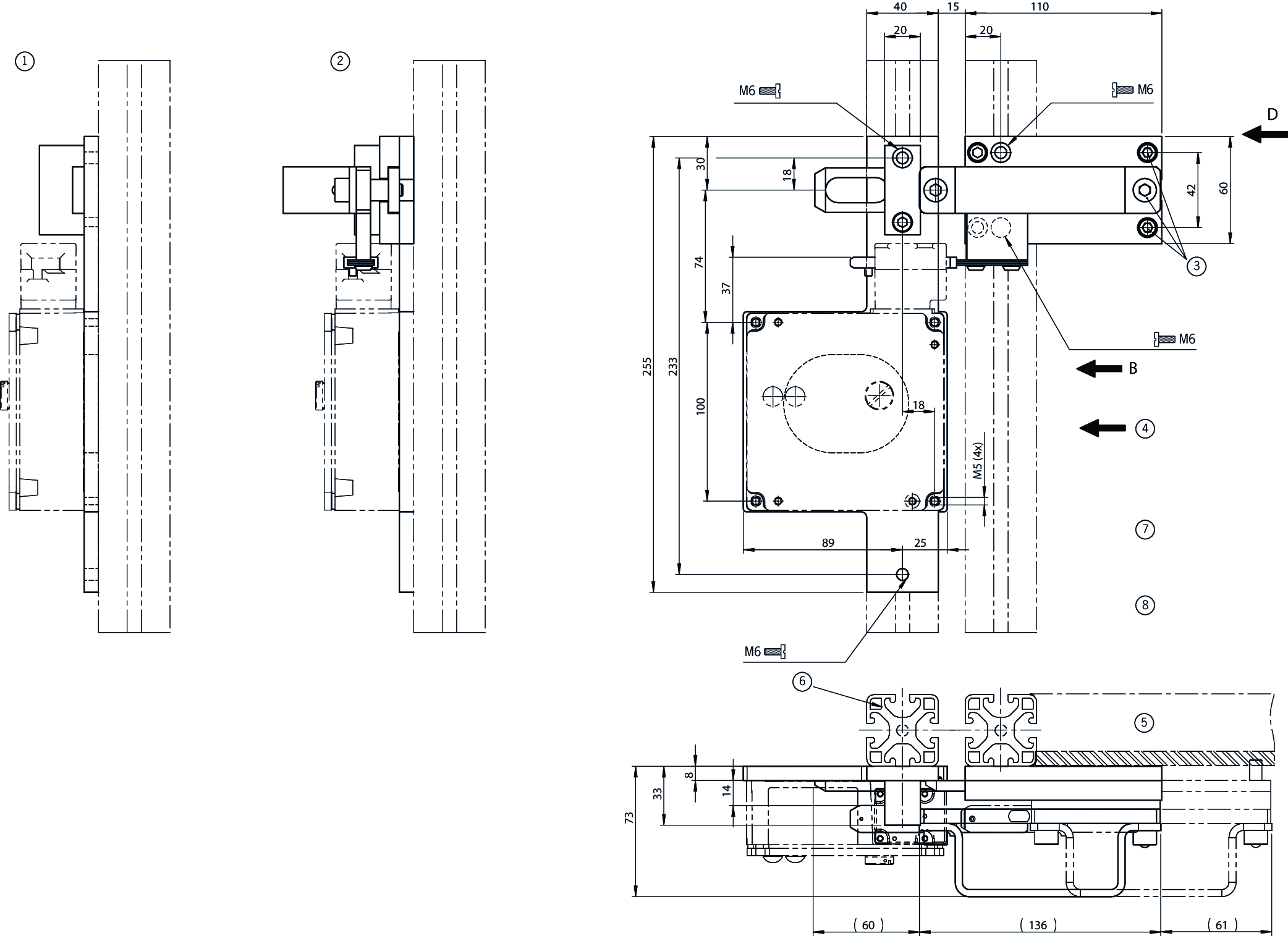 Dimensional drawings