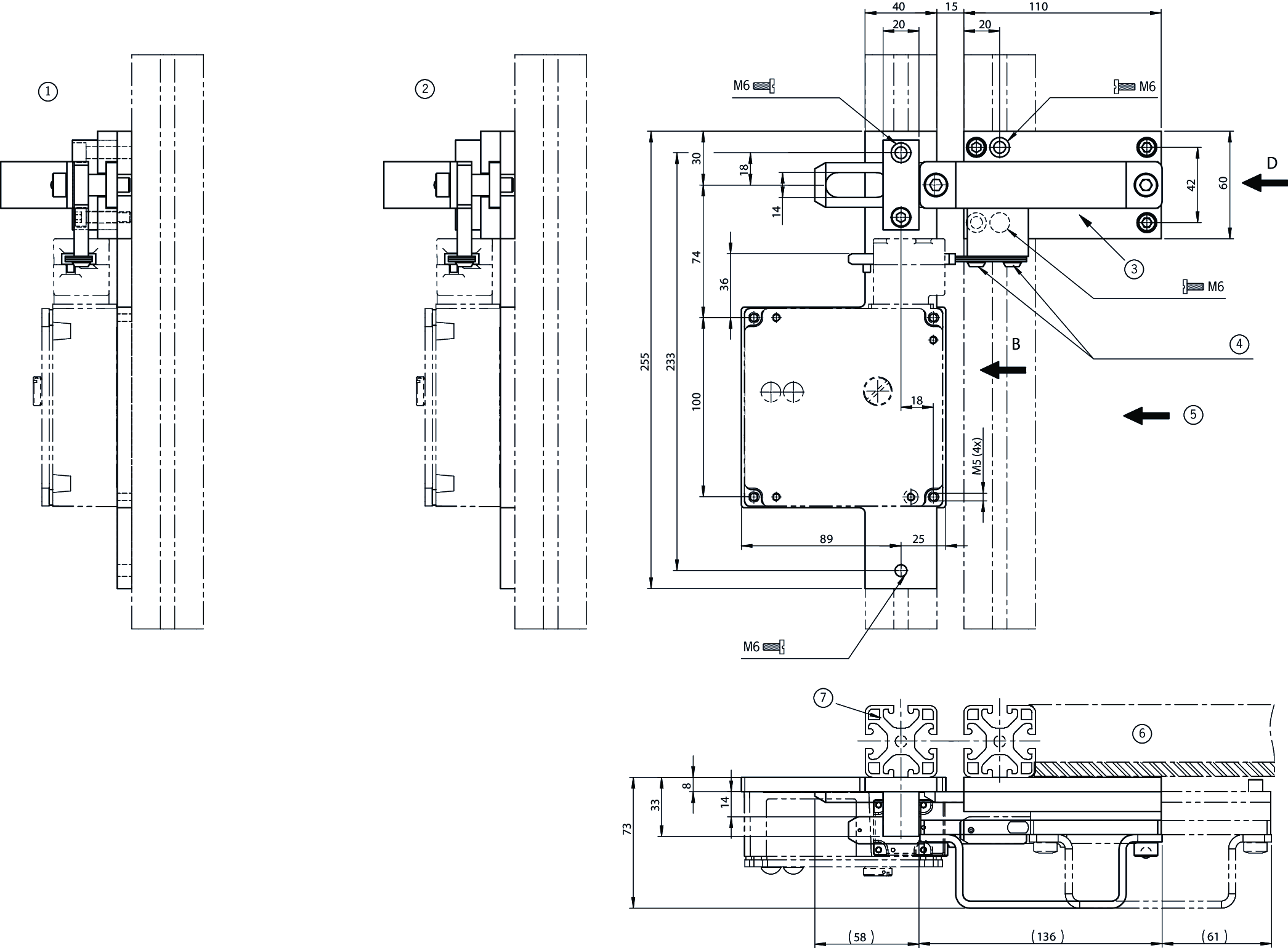 Dimensional drawings