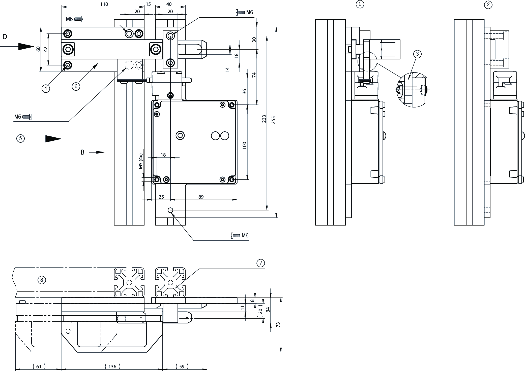 Dimensional drawings