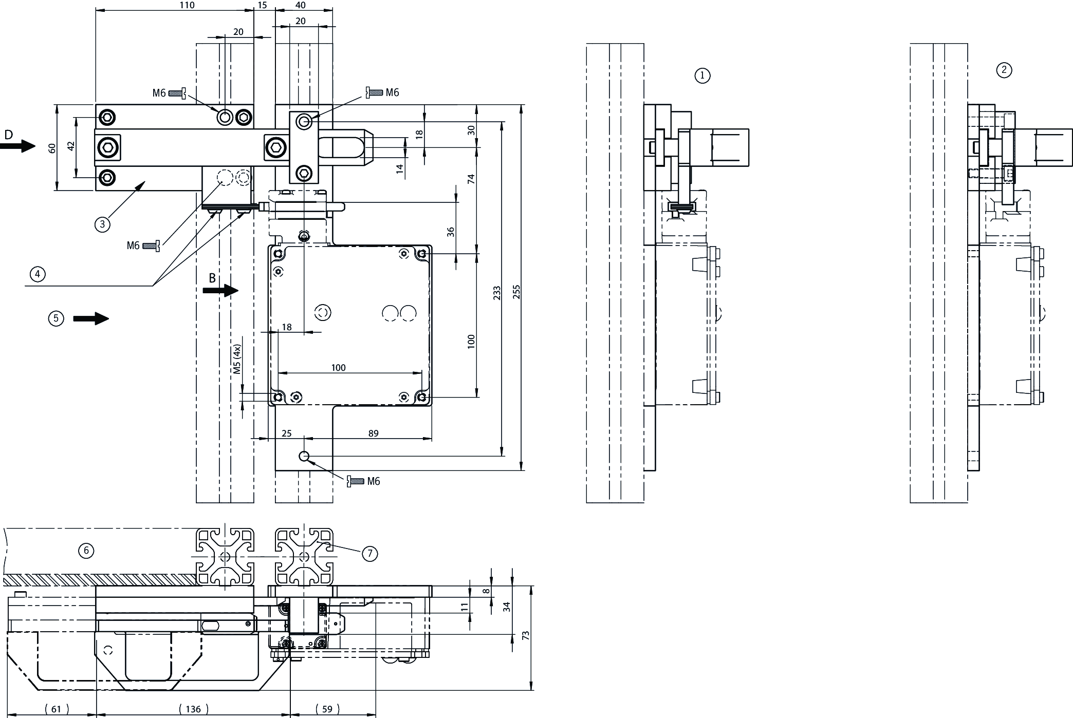 Dimensional drawings