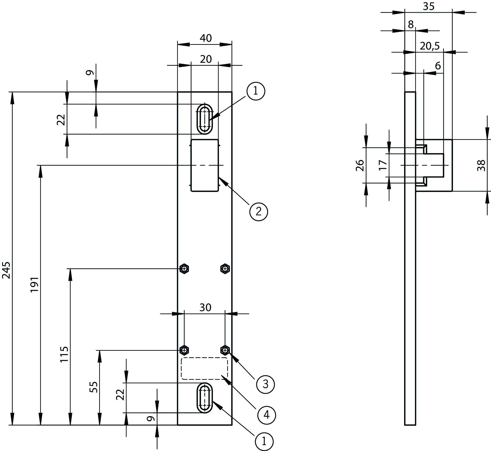 Dimensional drawings