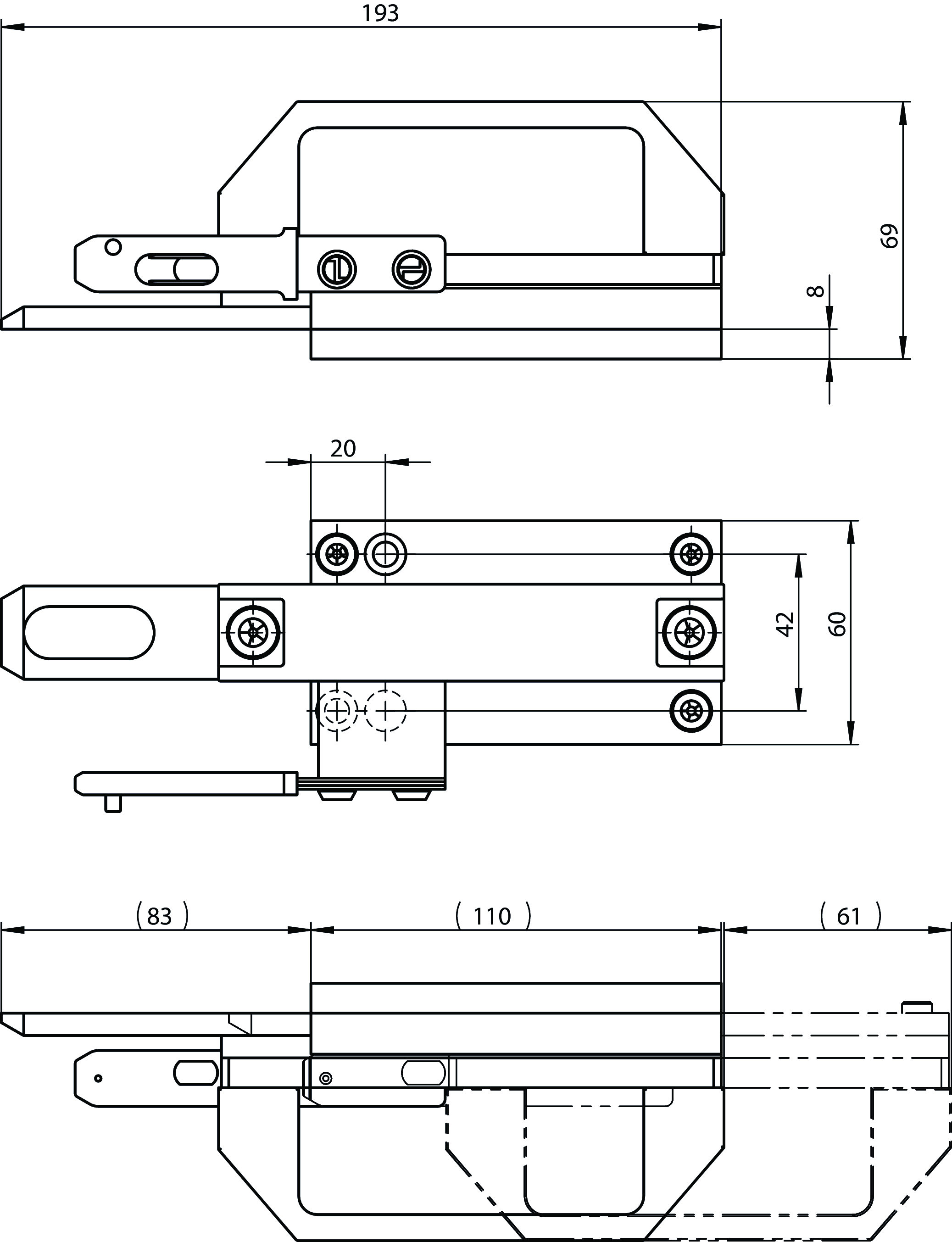 Dimensional drawings