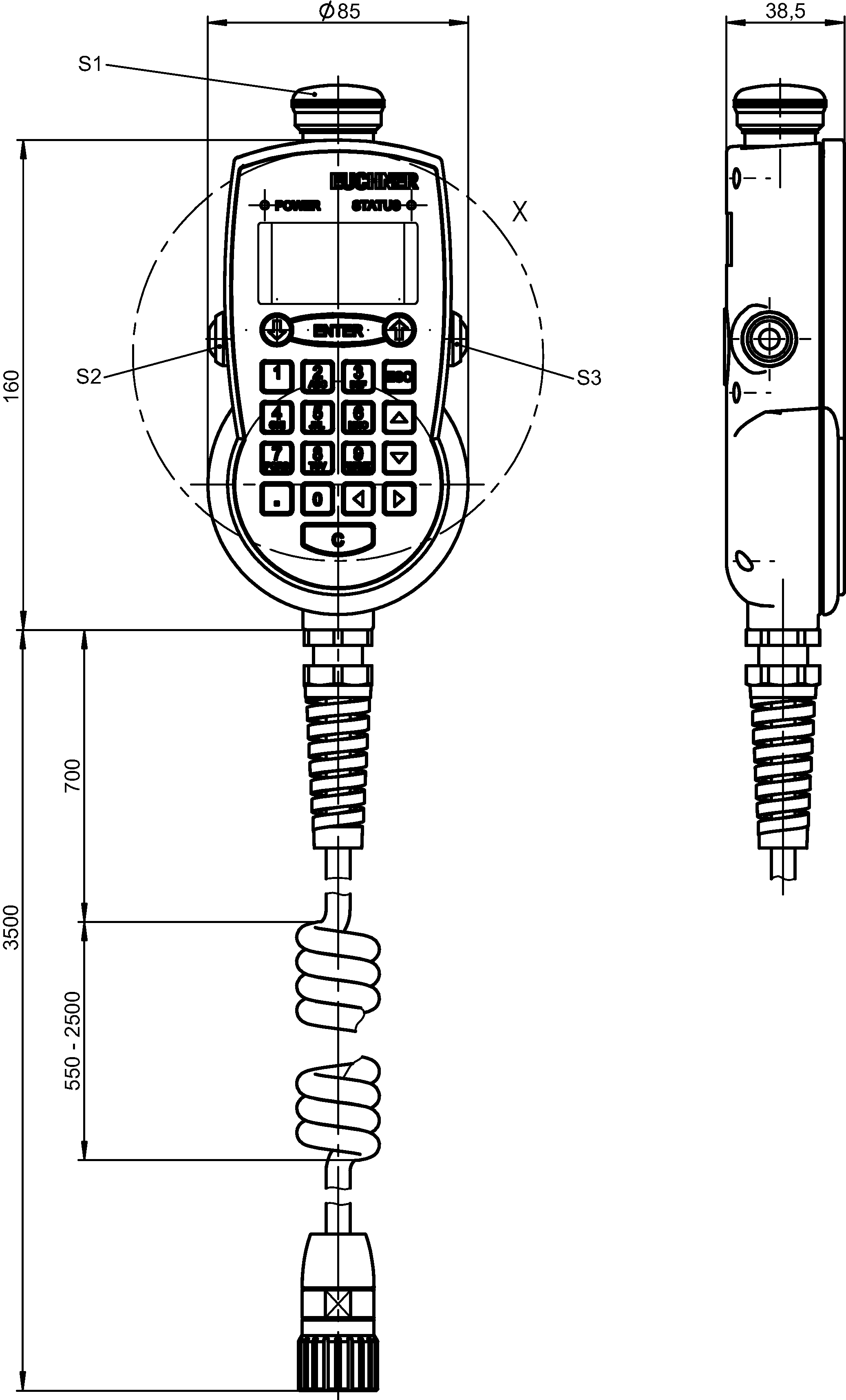 Dimensional drawings