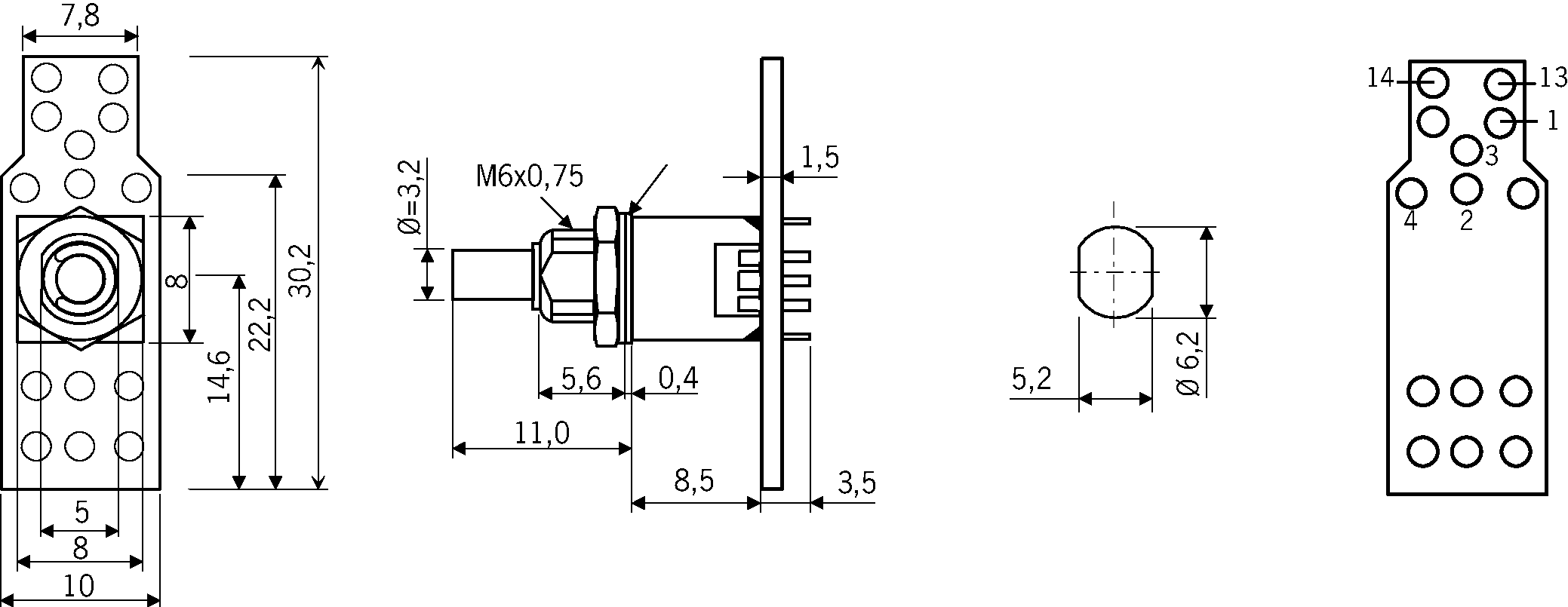 Dimensional drawings
