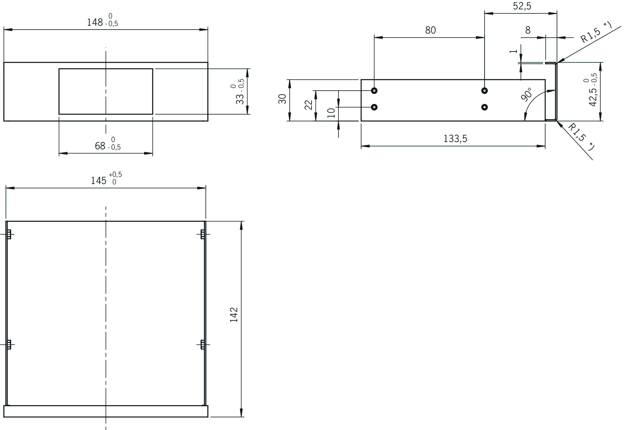 Desenhos dimensionais