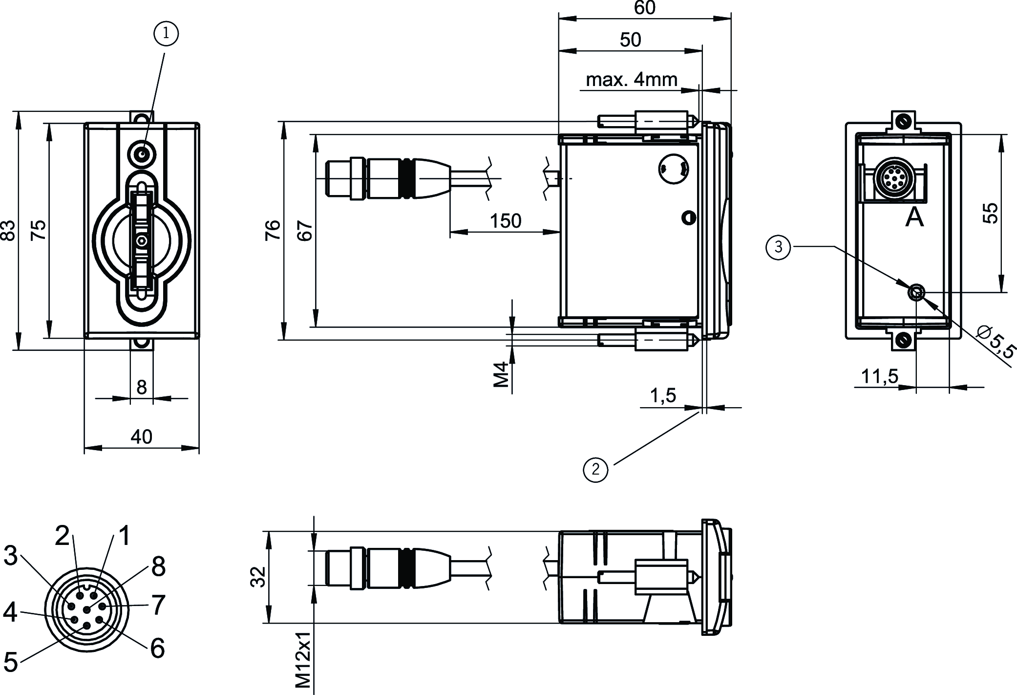 Dimensional drawings
