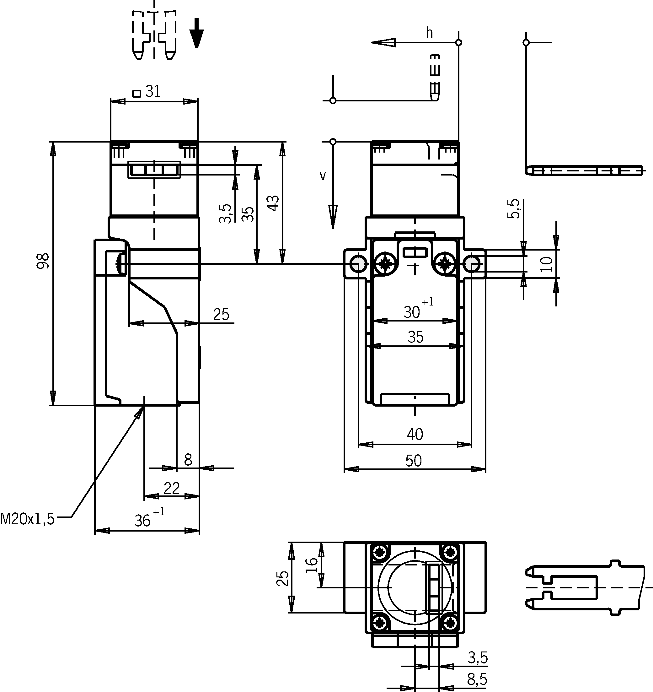 Dimensional drawings