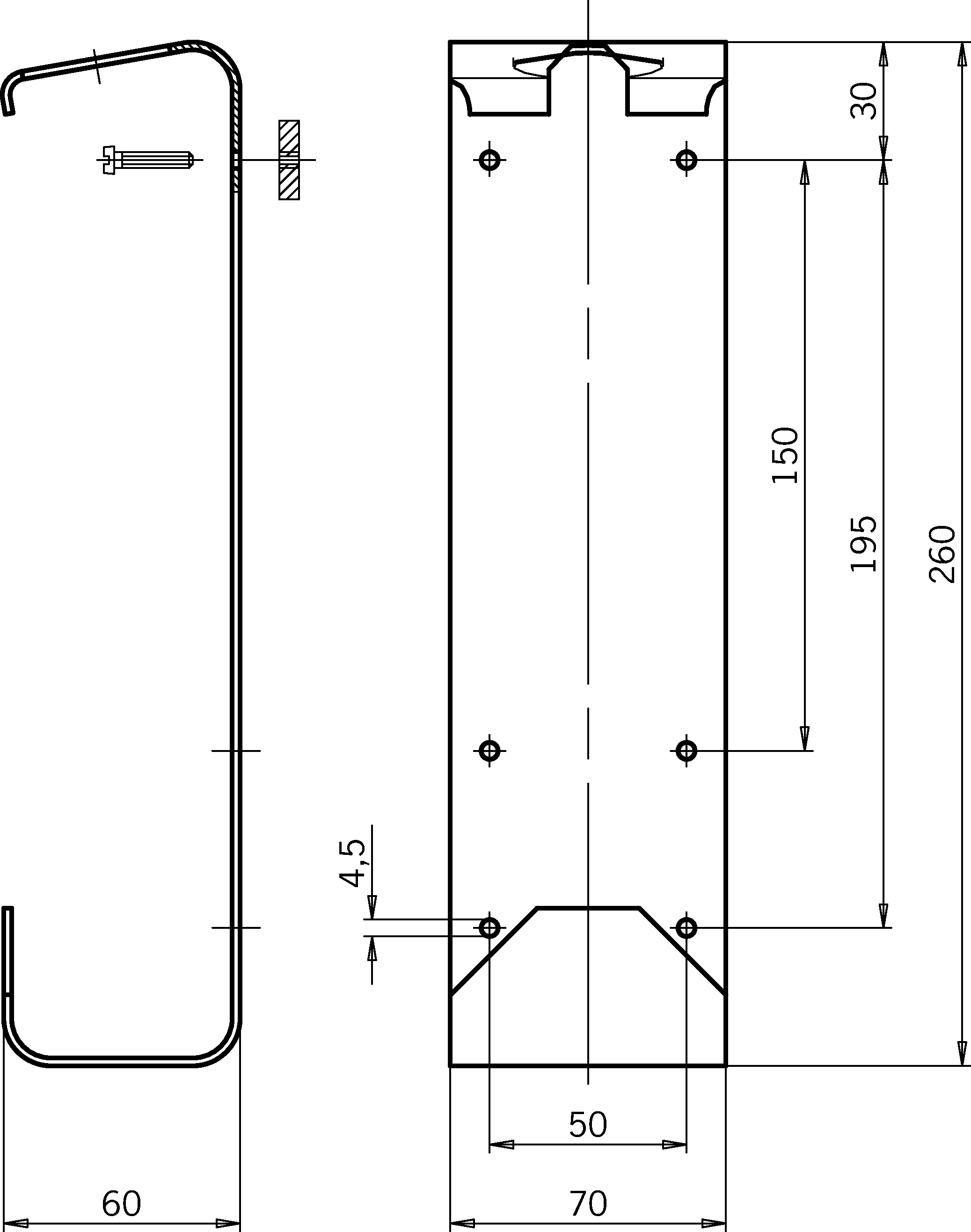 Dimensional drawings
