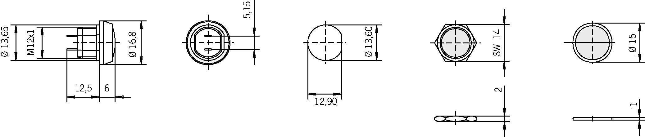 Rozměrové výkresy
