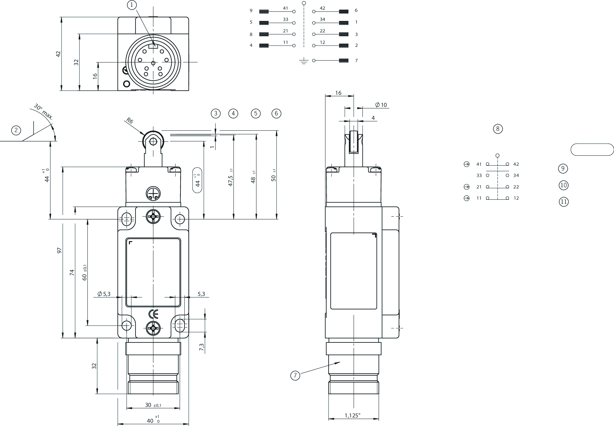 Dimensional drawings