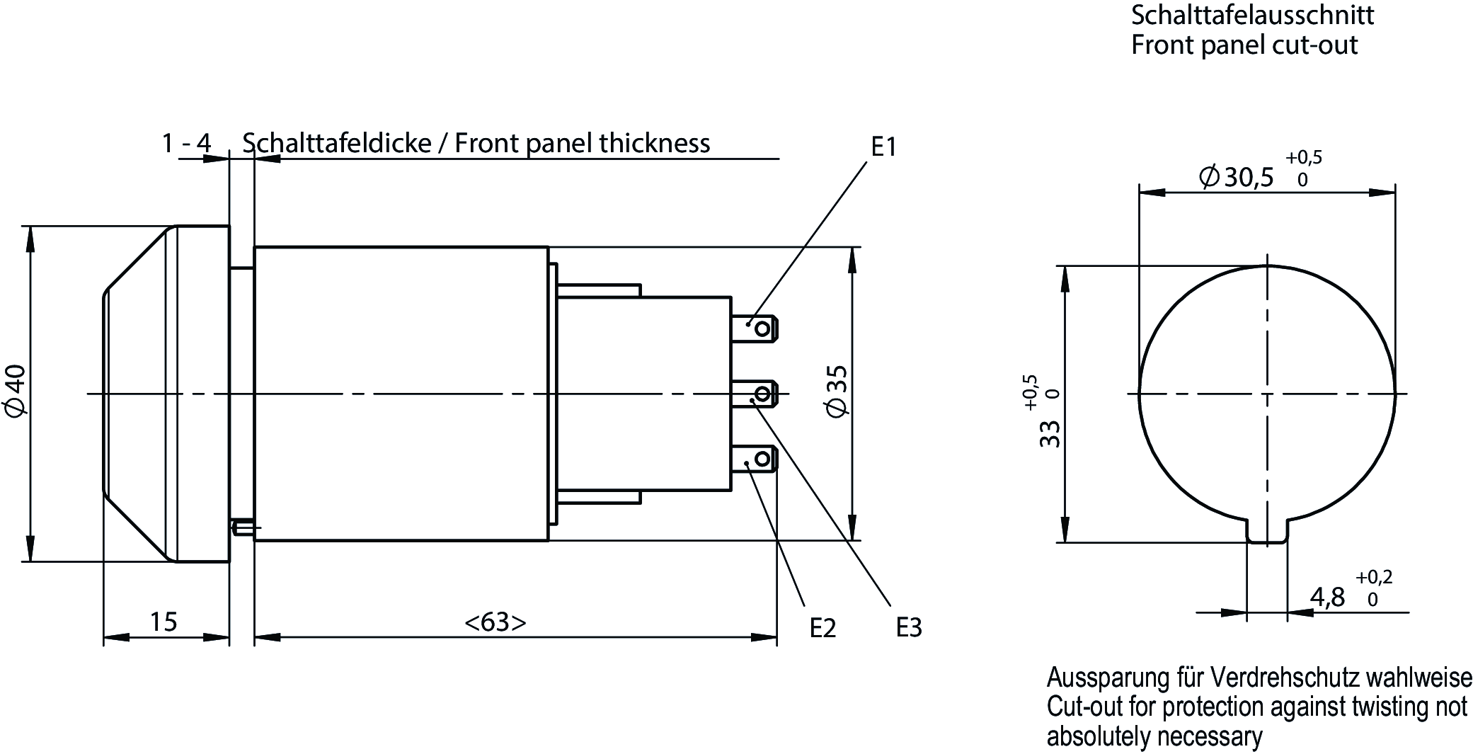 Dimensional drawings