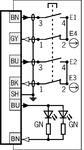 Wiring diagram 2220 with 2 LEDs