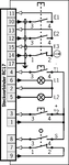 Wiring diagram 210 with key-operated rotary switch