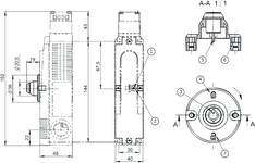 Desenho com dimensões