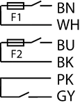 Circuit diagram (not actuated)