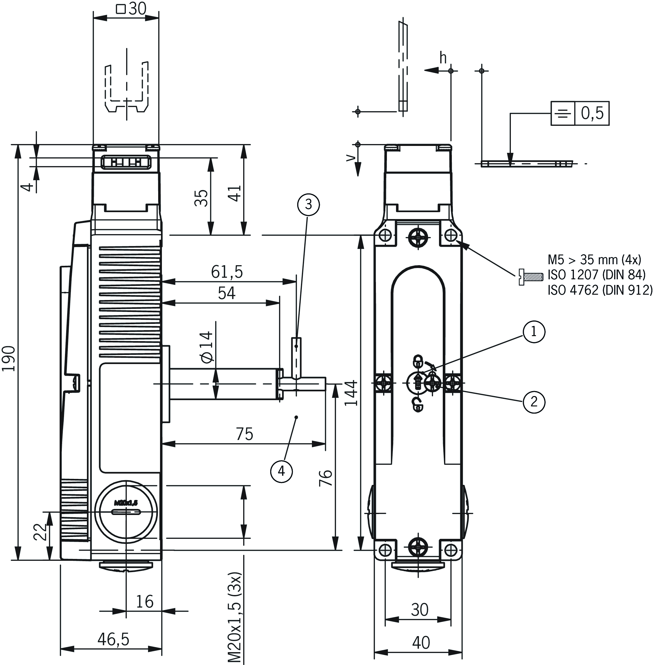 Dimensional drawings