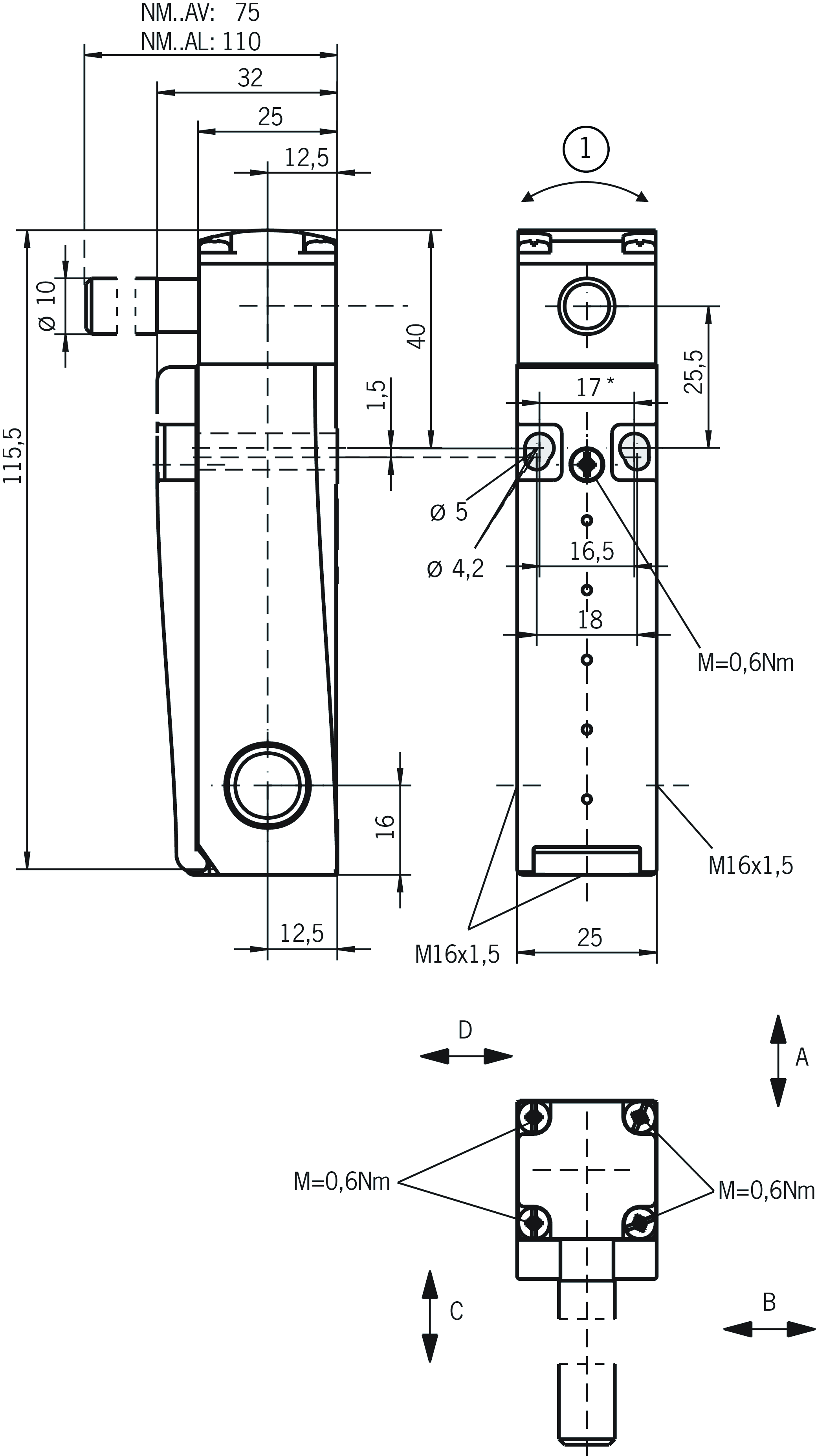 Dimensional drawings